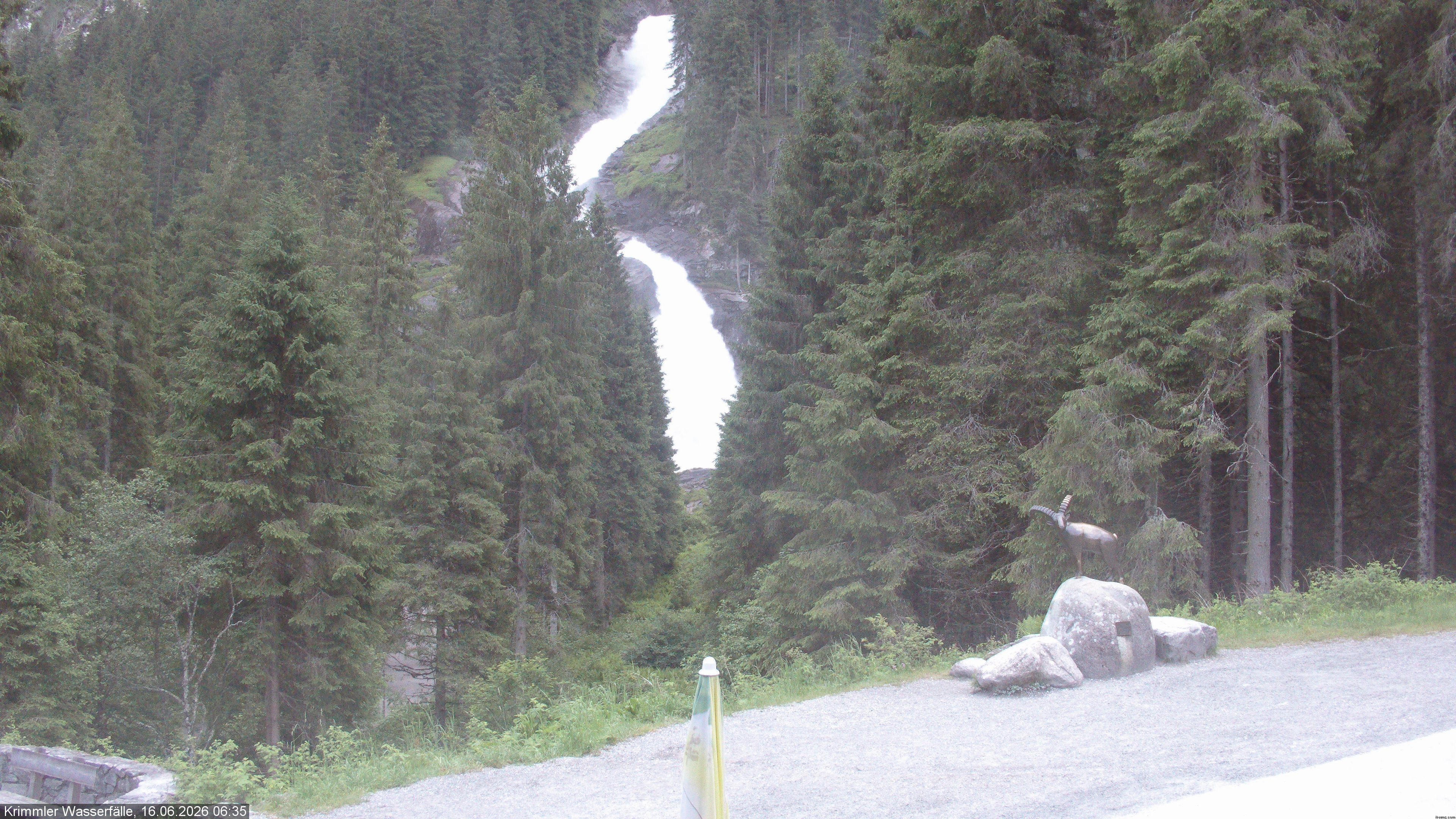 Archiv Foto Webcam Krimmler Wasserfall - Hanke's Café