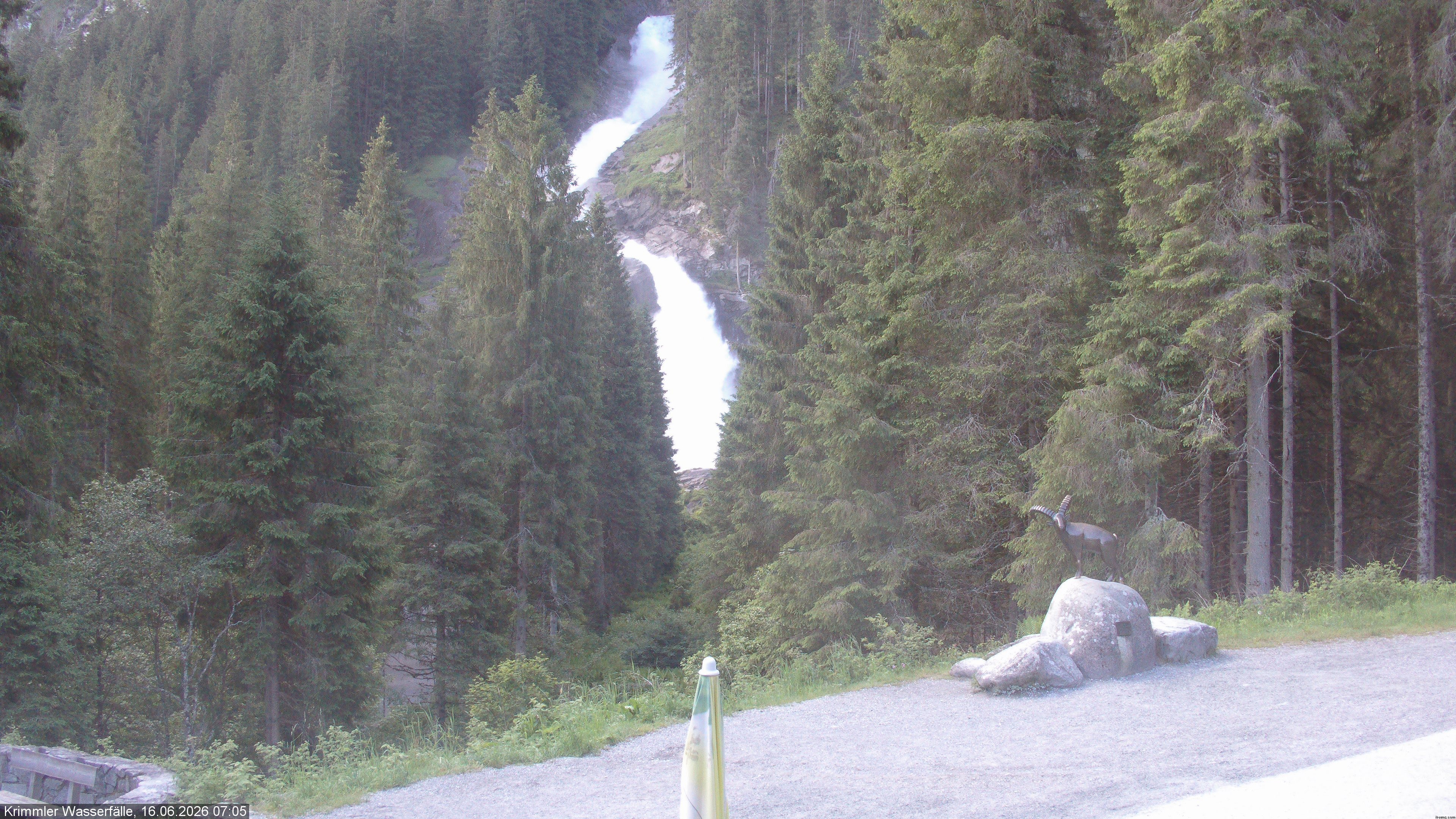 Archiv Foto Webcam Krimmler Wasserfall - Hanke's Café