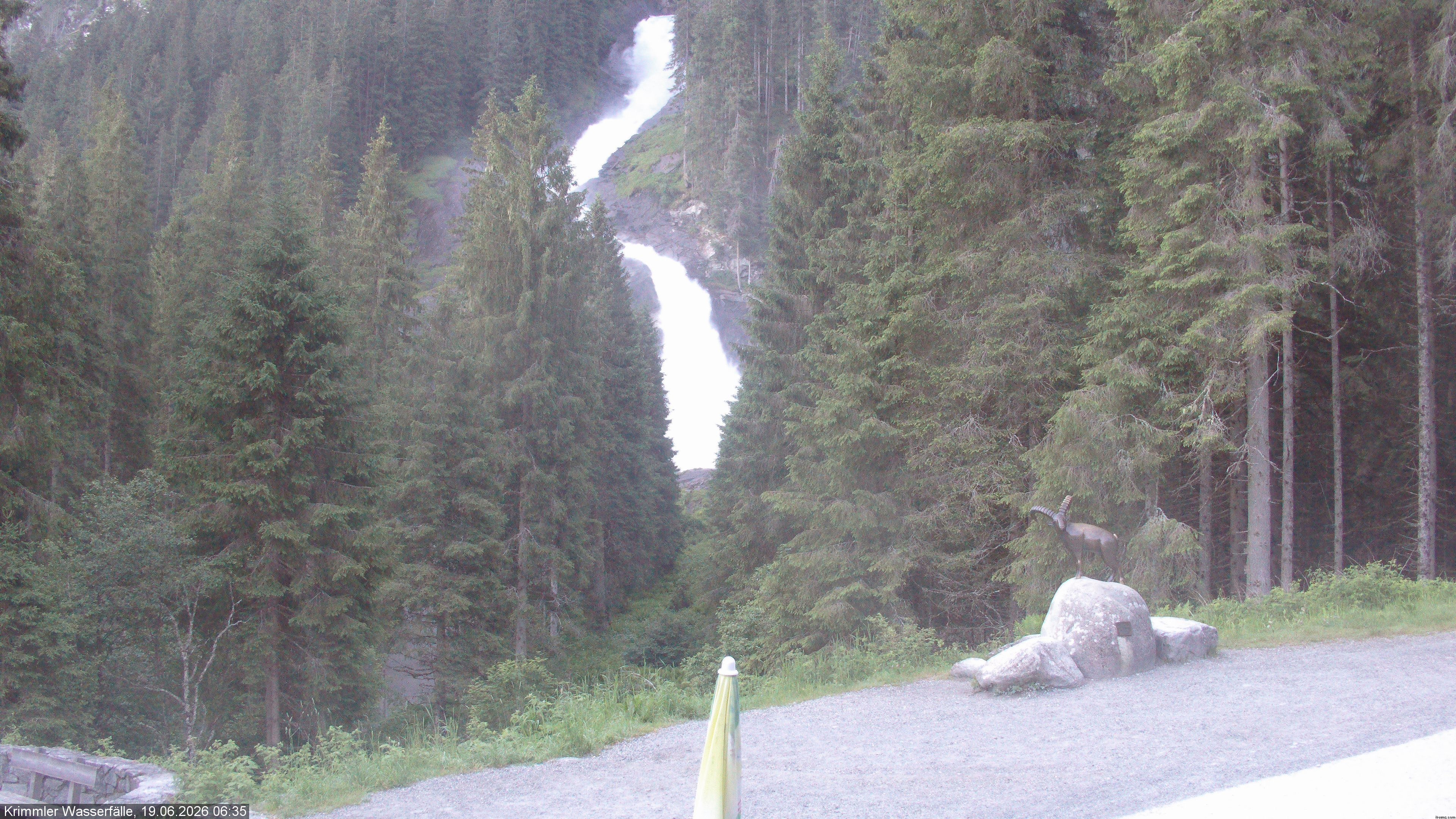 Archiv Foto Webcam Krimmler Wasserfall - Hanke's Café