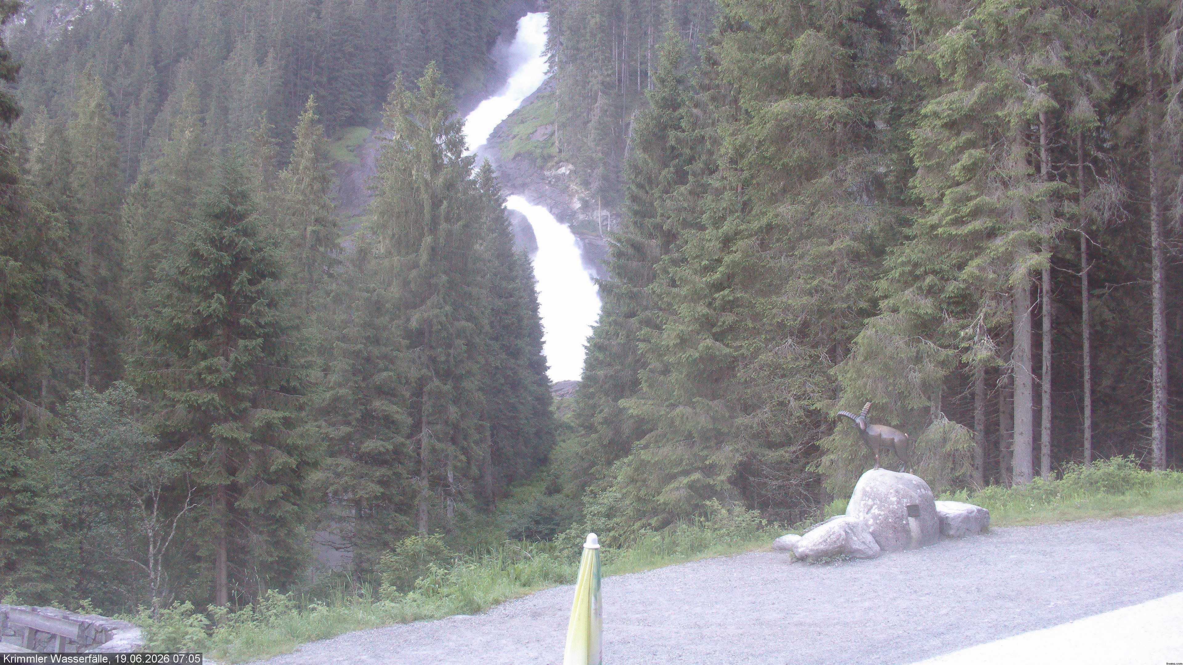 Archiv Foto Webcam Krimmler Wasserfall - Hanke's Café