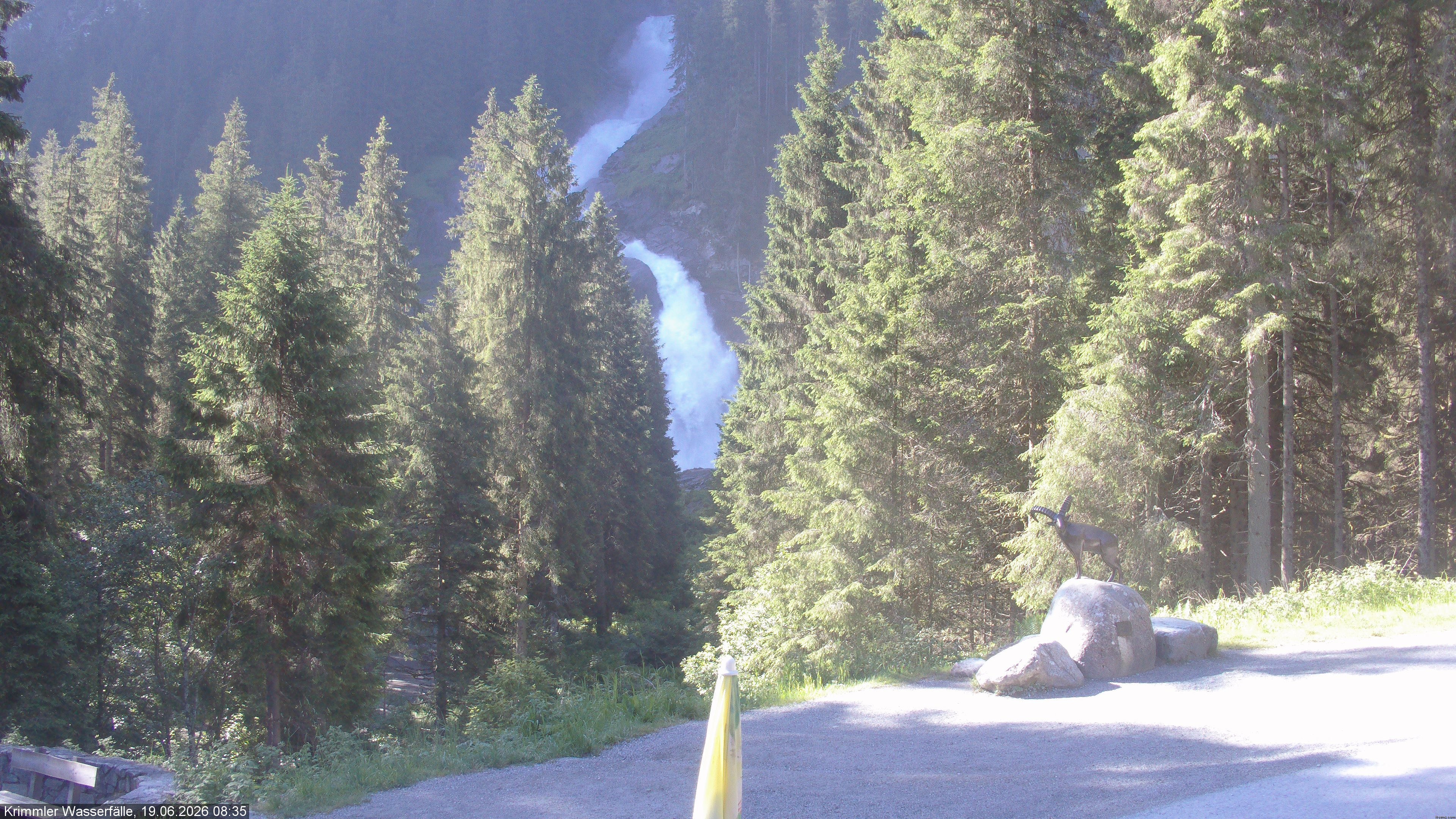 Archiv Foto Webcam Krimmler Wasserfall - Hanke's Café