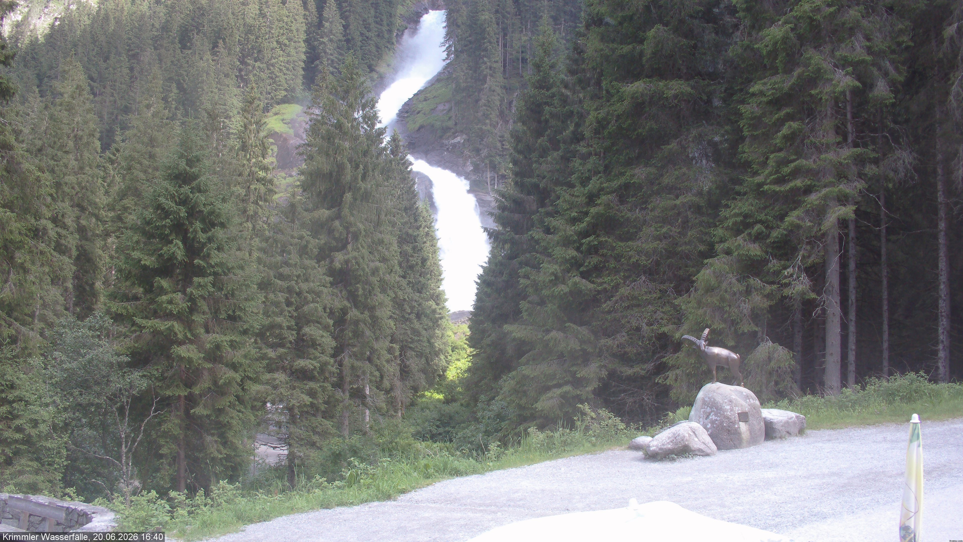 Archiv Foto Webcam Krimmler Wasserfall - Hanke's Café