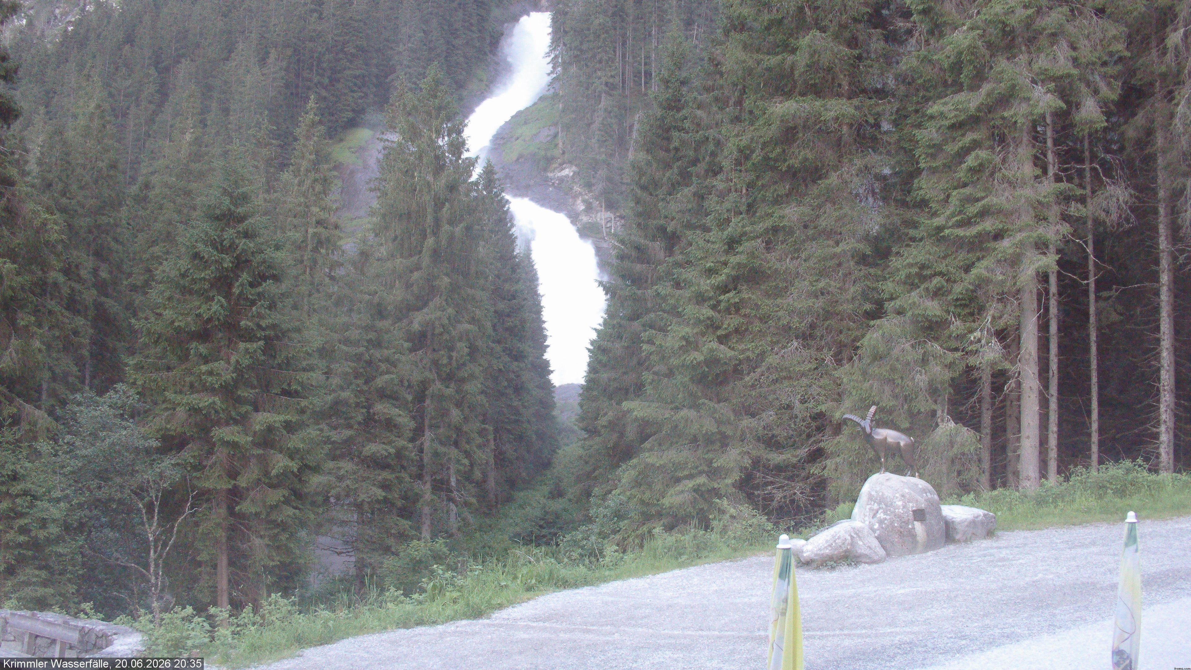 Archiv Foto Webcam Krimmler Wasserfall - Hanke's Café