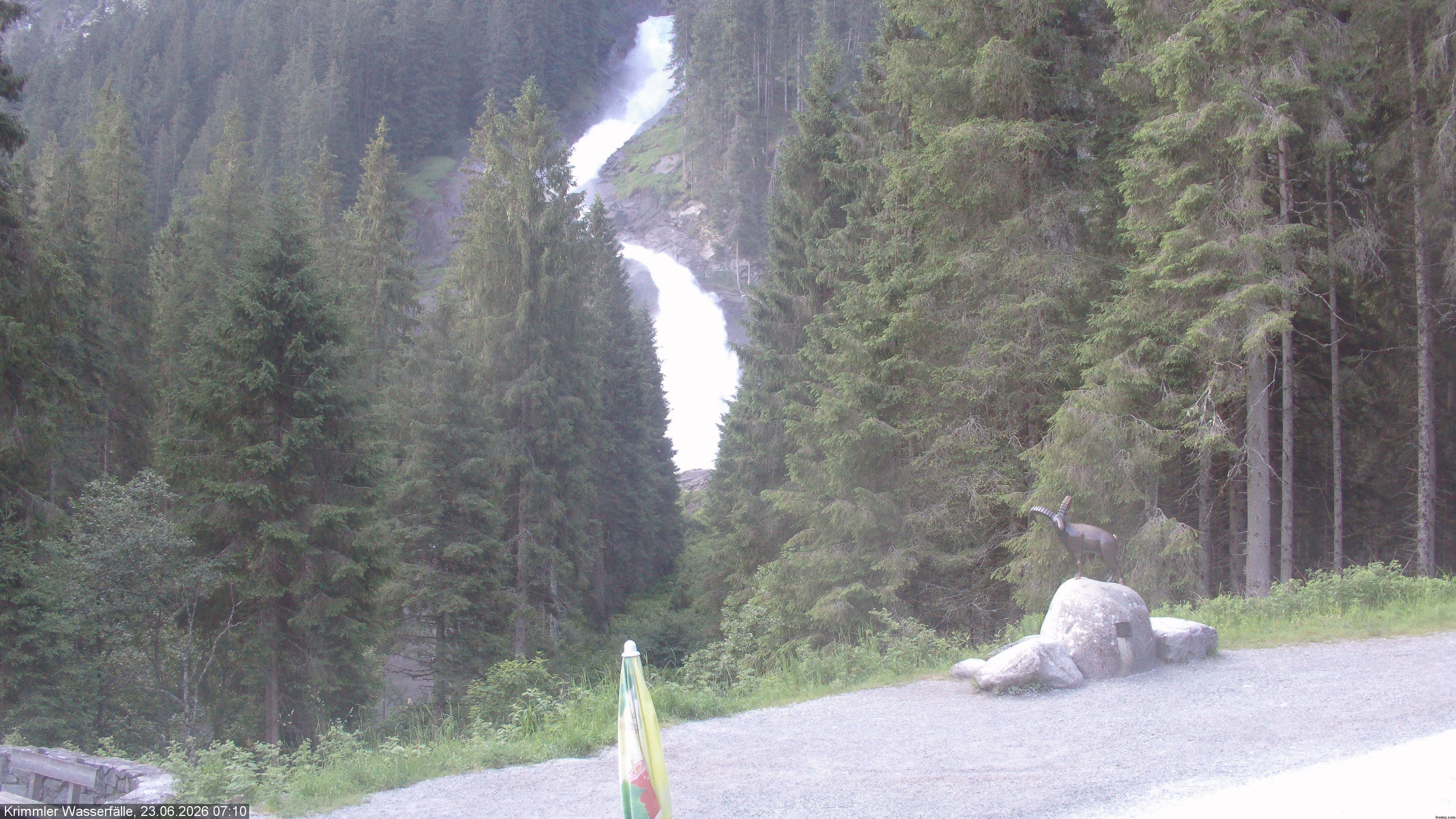 Archiv Foto Webcam Krimmler Wasserfall - Hanke's Café