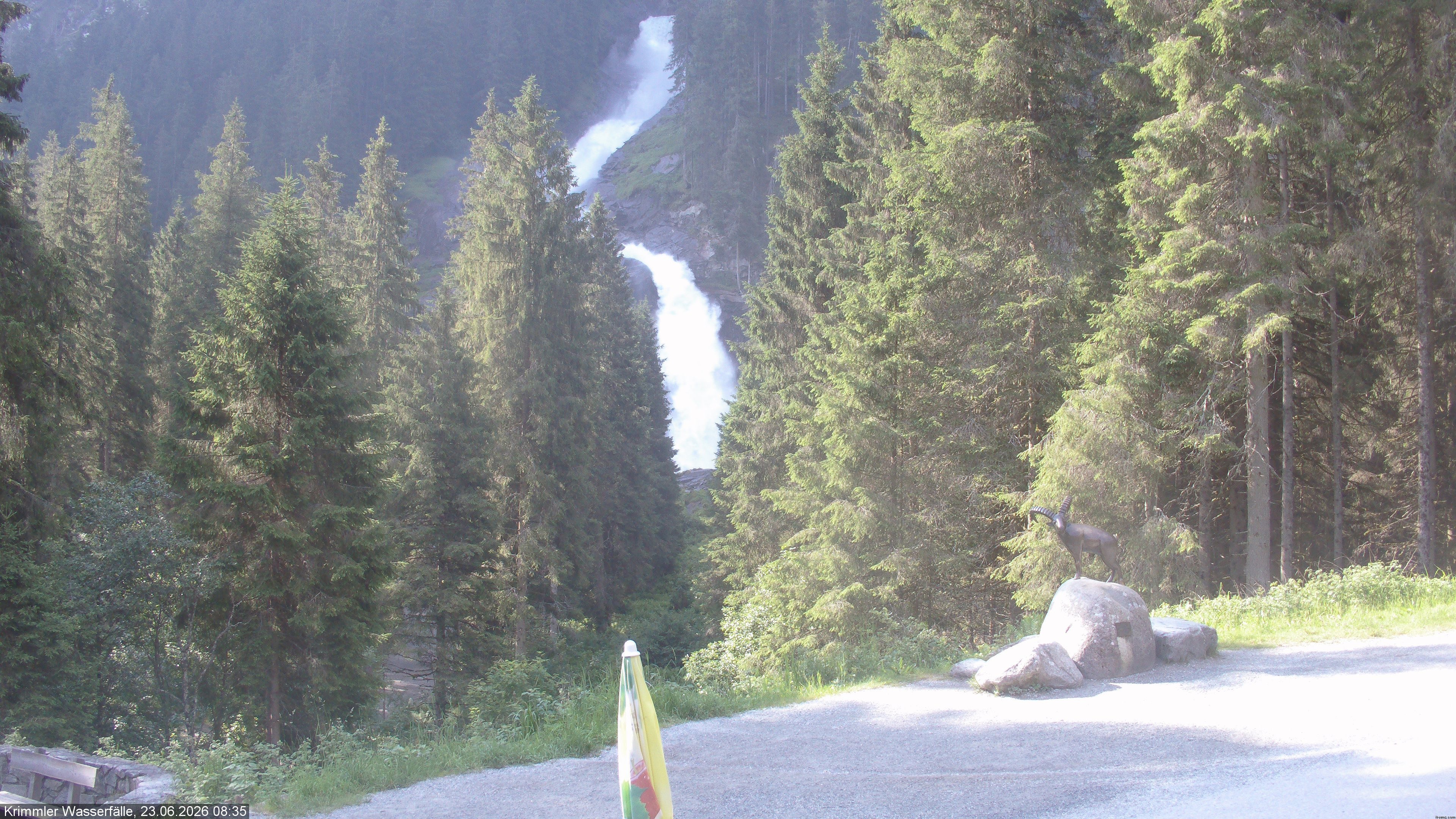 Archiv Foto Webcam Krimmler Wasserfall - Hanke's Café