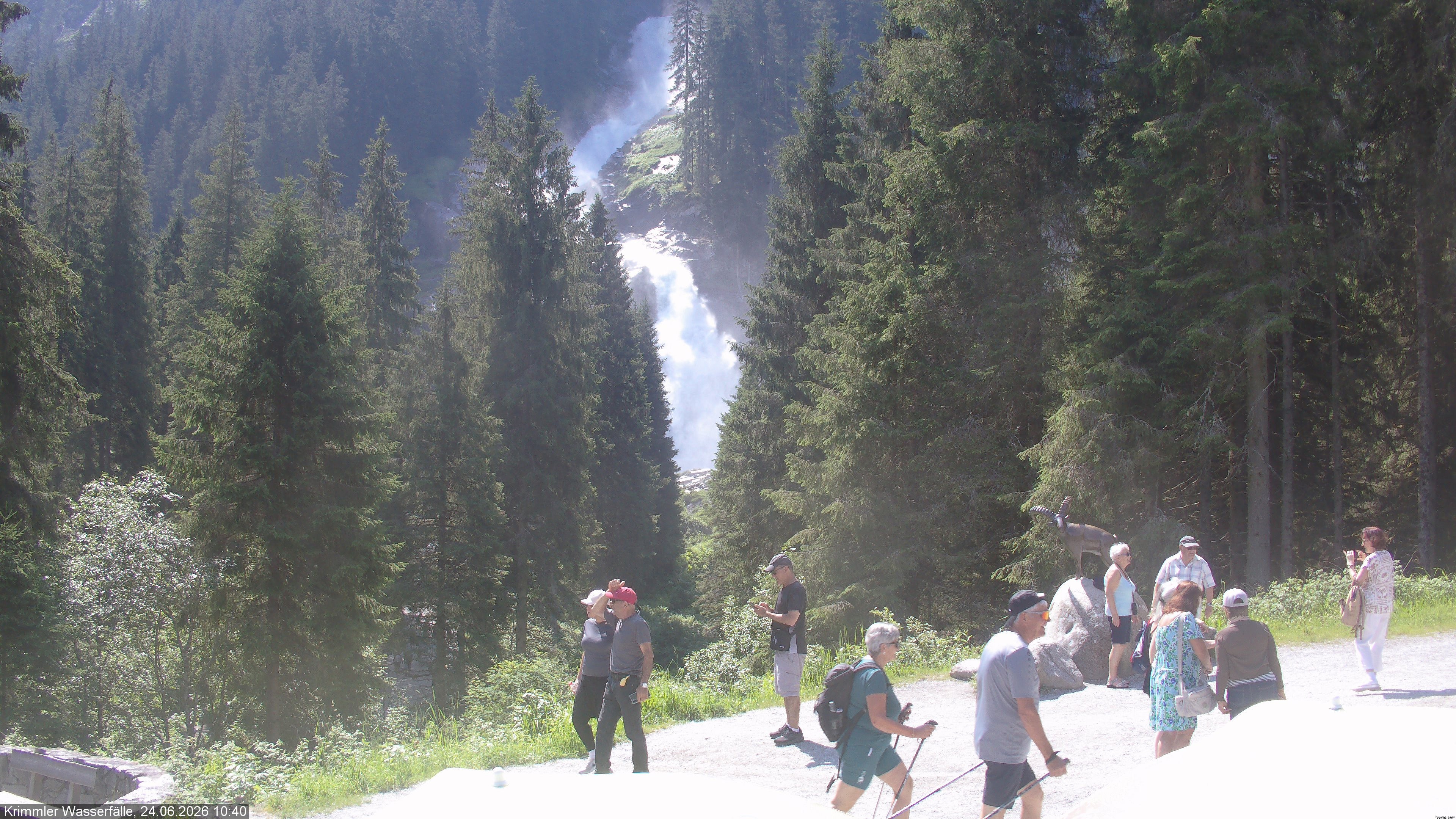 Archiv Foto Webcam Krimmler Wasserfall - Hanke's Café