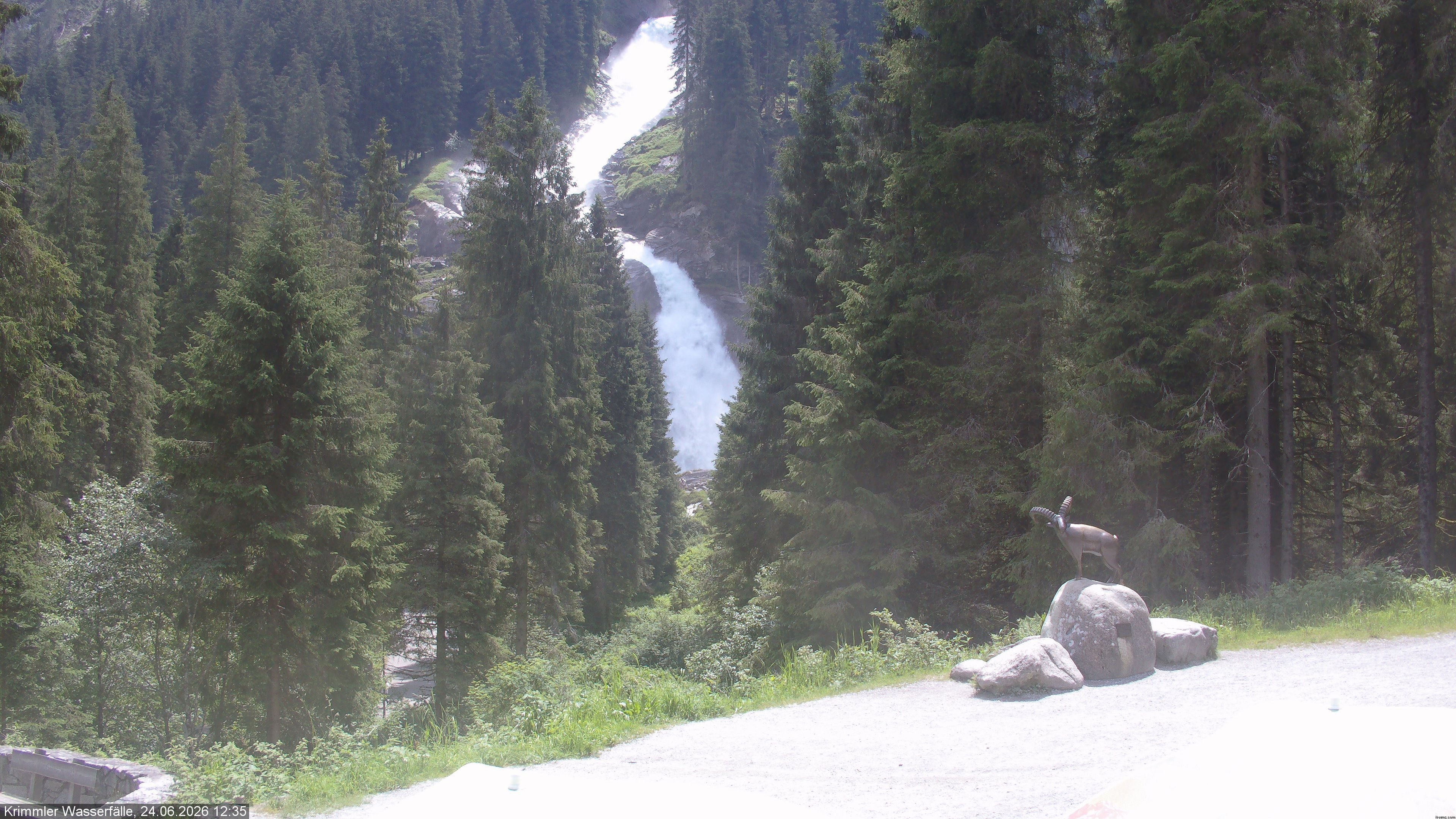 Archiv Foto Webcam Krimmler Wasserfall - Hanke's Café
