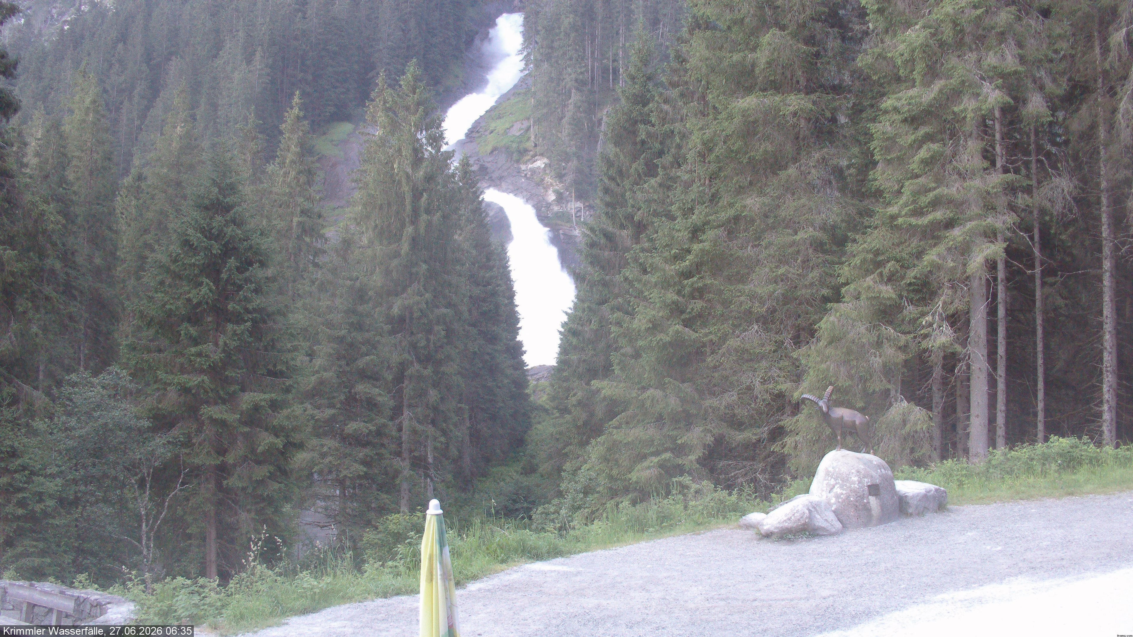 Archiv Foto Webcam Krimmler Wasserfall - Hanke's Café