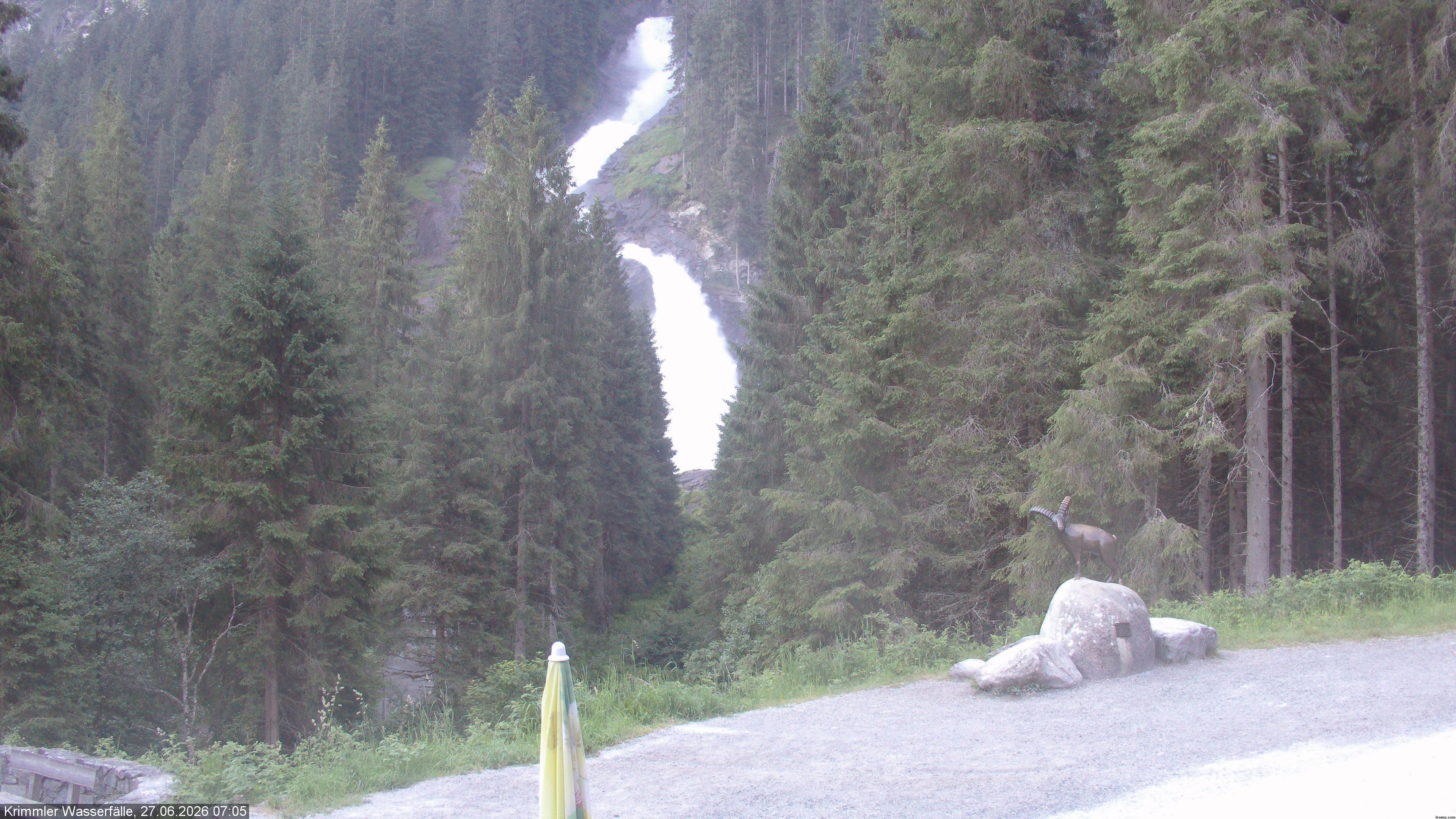 Archiv Foto Webcam Krimmler Wasserfall - Hanke's Café
