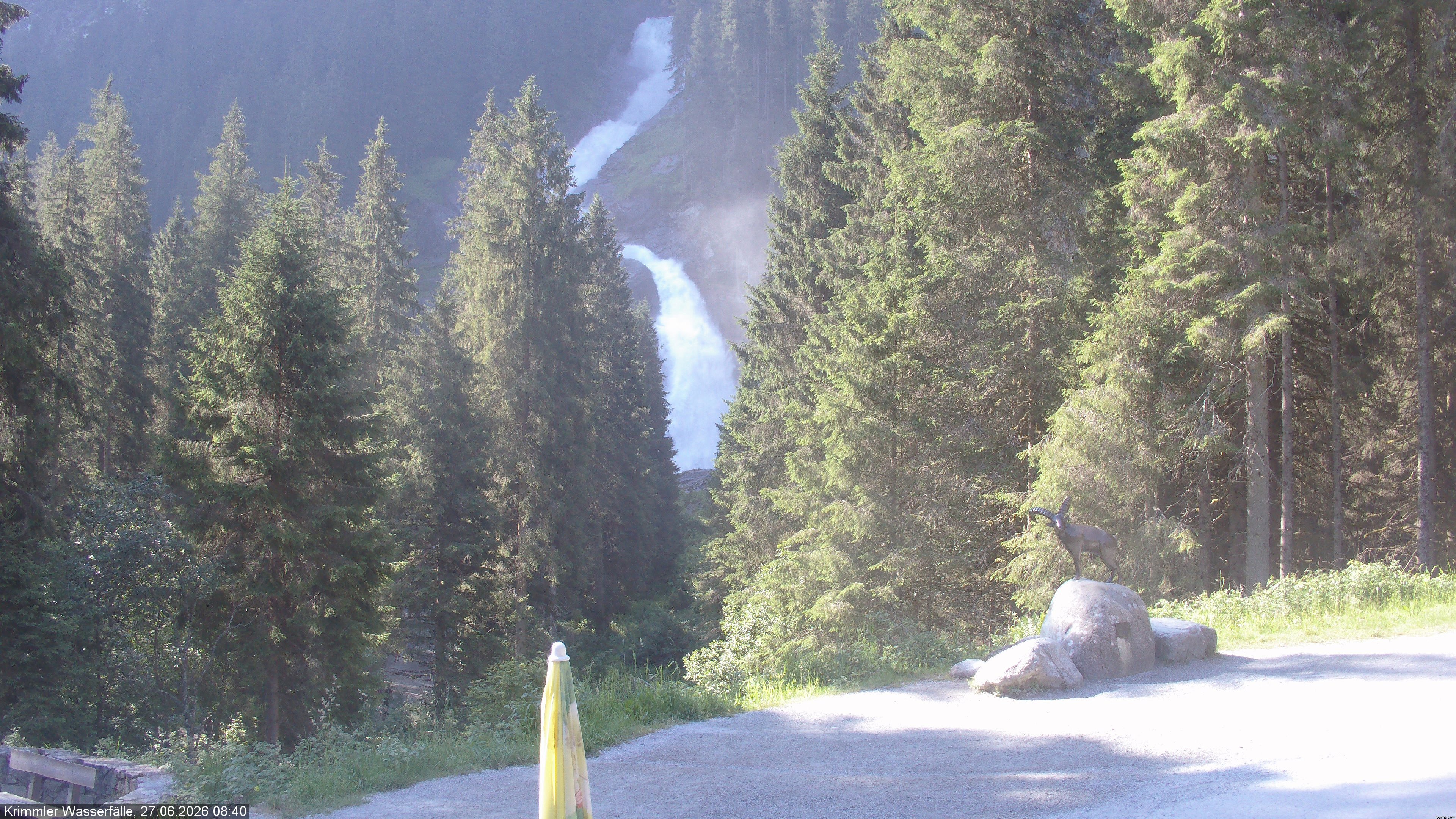 Archiv Foto Webcam Krimmler Wasserfall - Hanke's Café