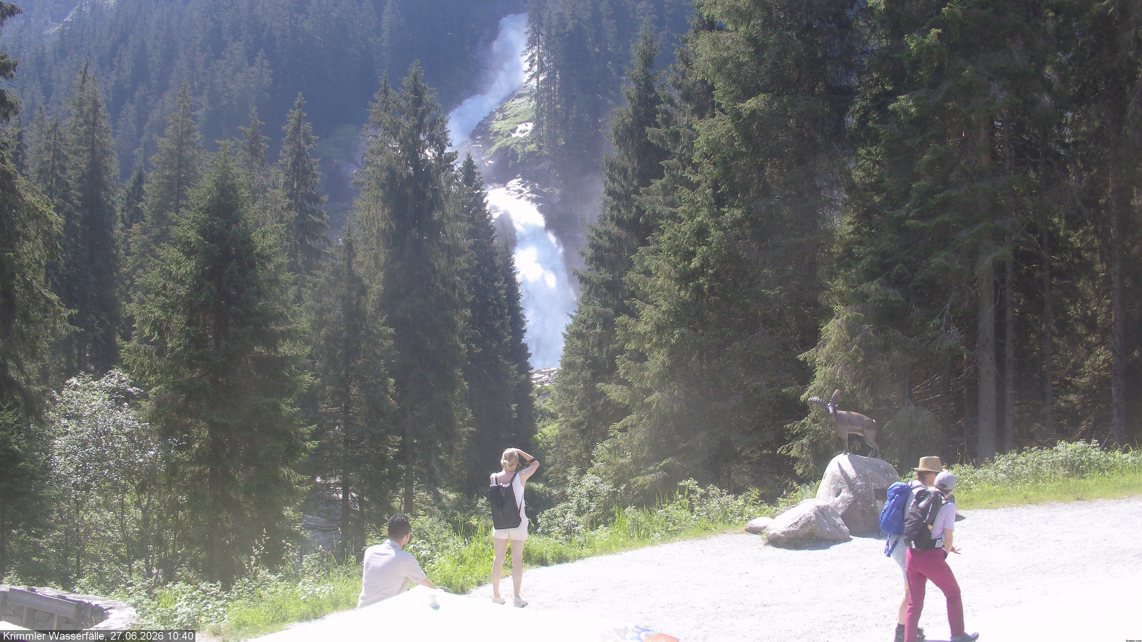 Archiv Foto Webcam Krimmler Wasserfall - Hanke's Café