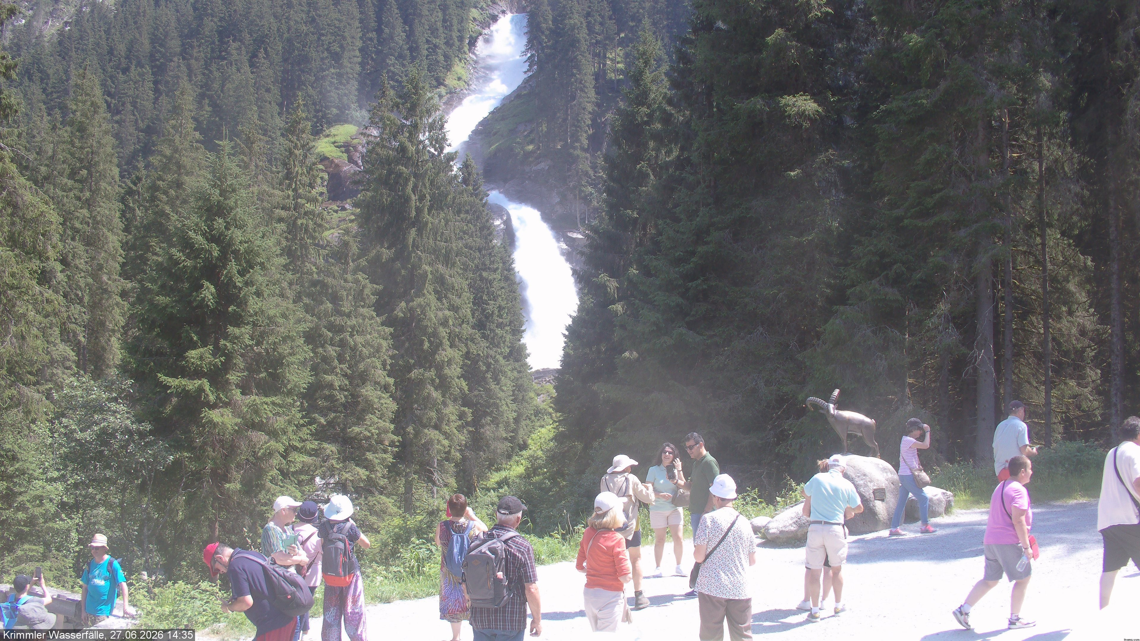 Archiv Foto Webcam Krimmler Wasserfall - Hanke's Café