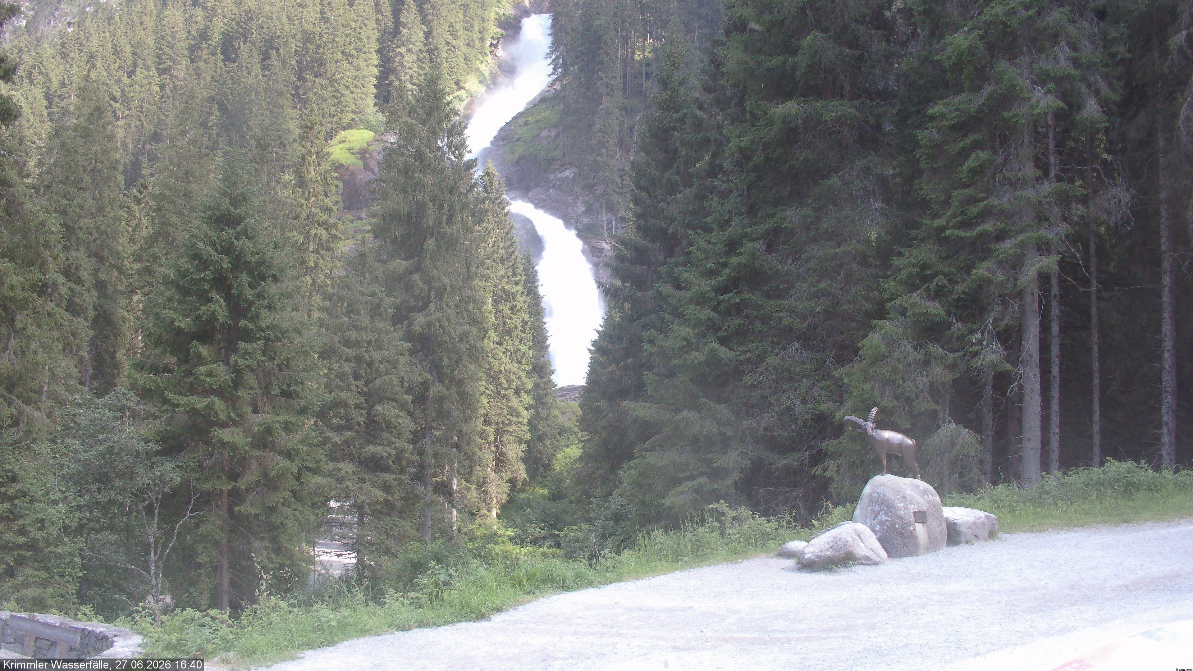 Archiv Foto Webcam Krimmler Wasserfall - Hanke's Café