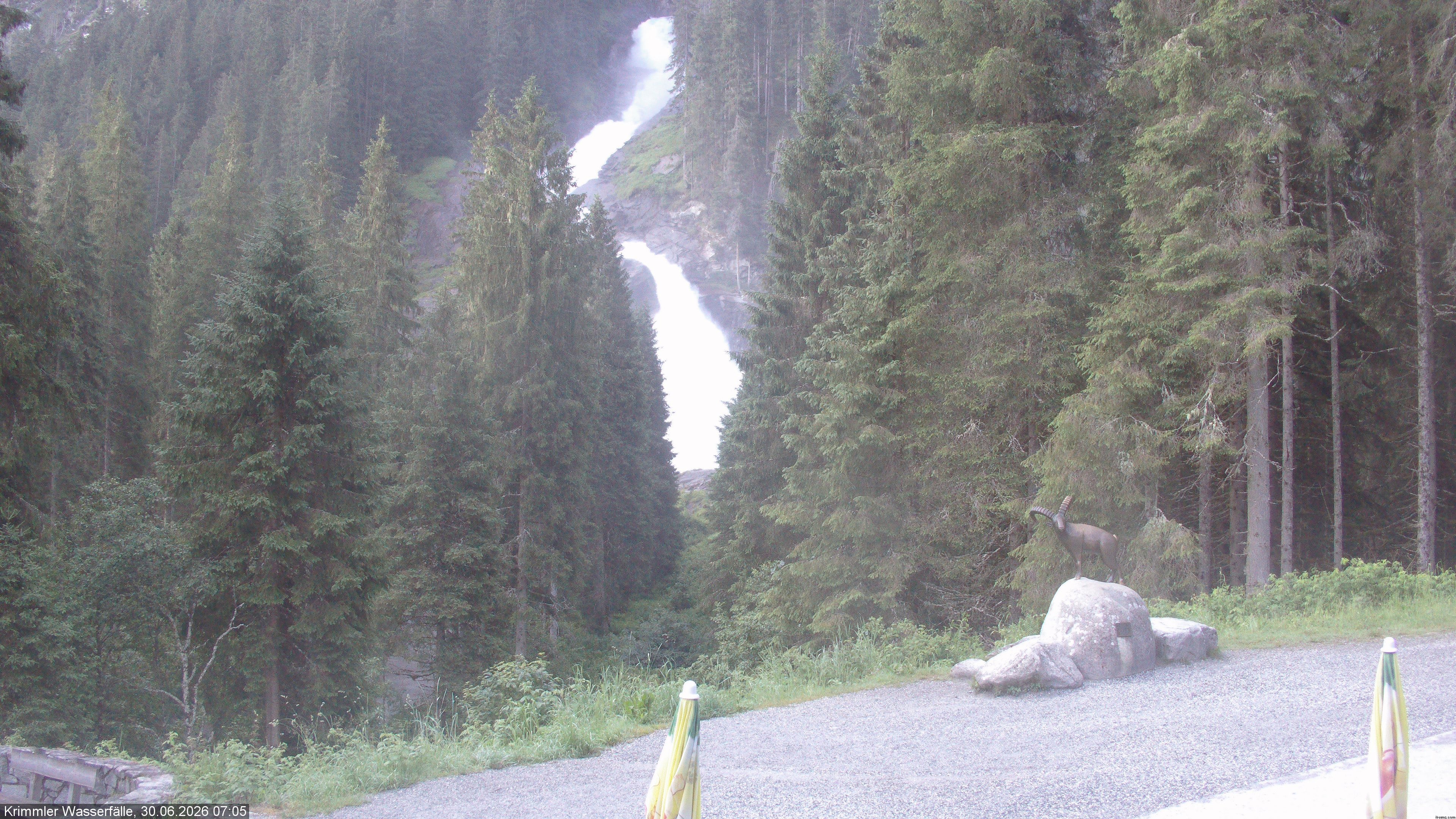 Archiv Foto Webcam Krimmler Wasserfall - Hanke's Café
