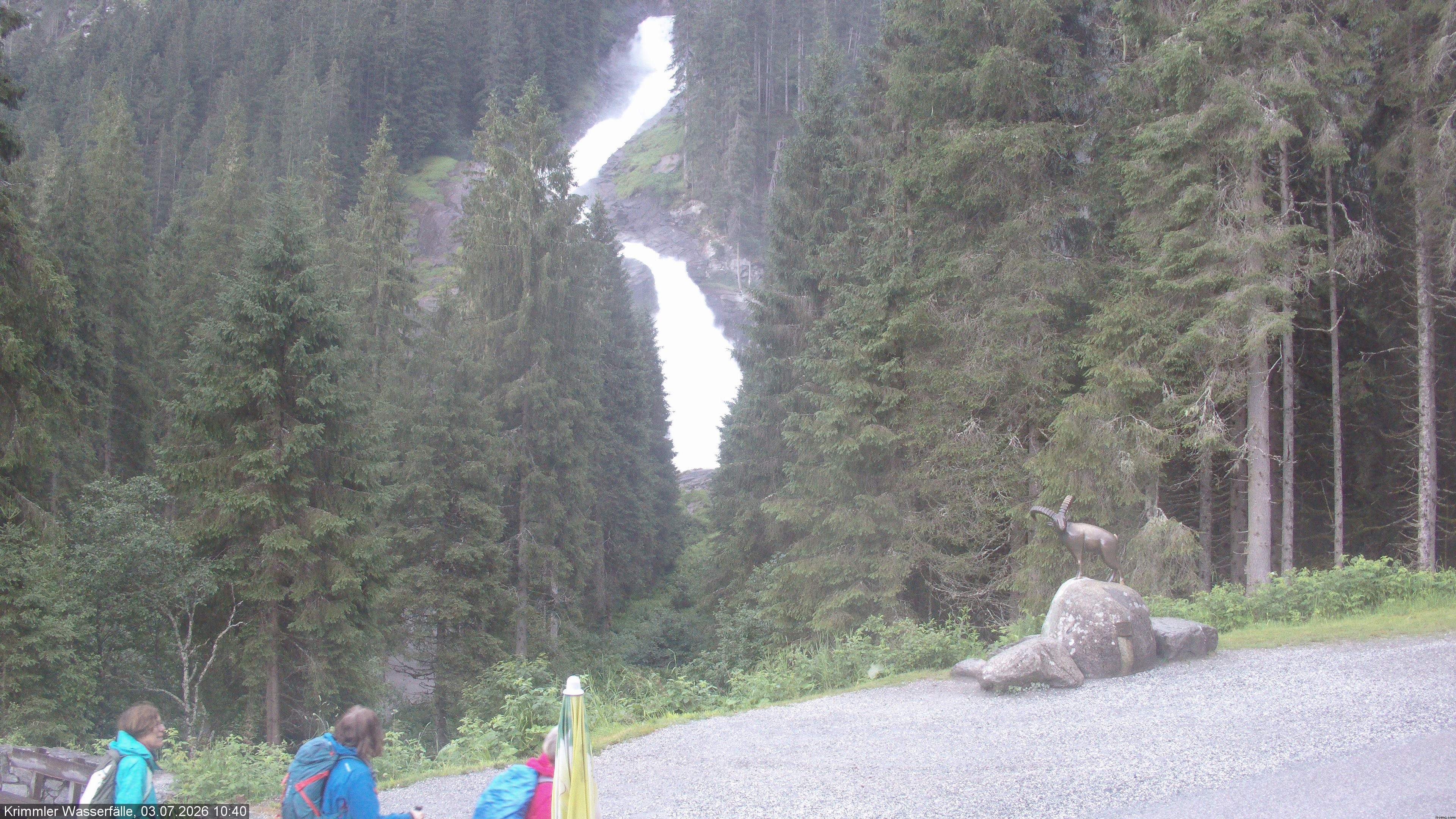 Archiv Foto Webcam Krimmler Wasserfall - Hanke's Café