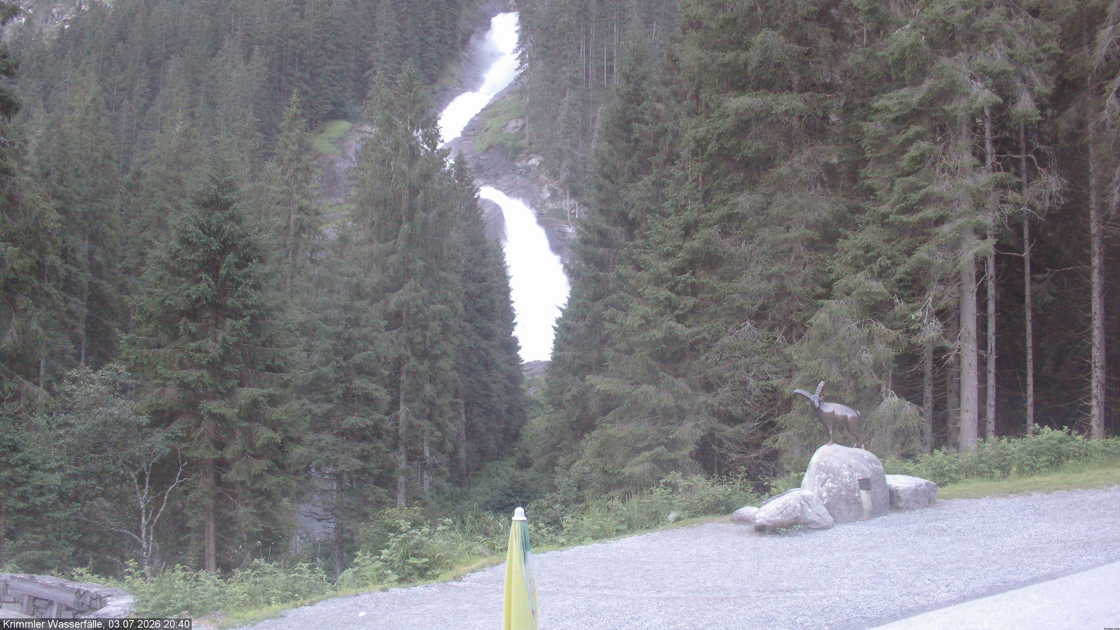 Archiv Foto Webcam Krimmler Wasserfall - Hanke's Café