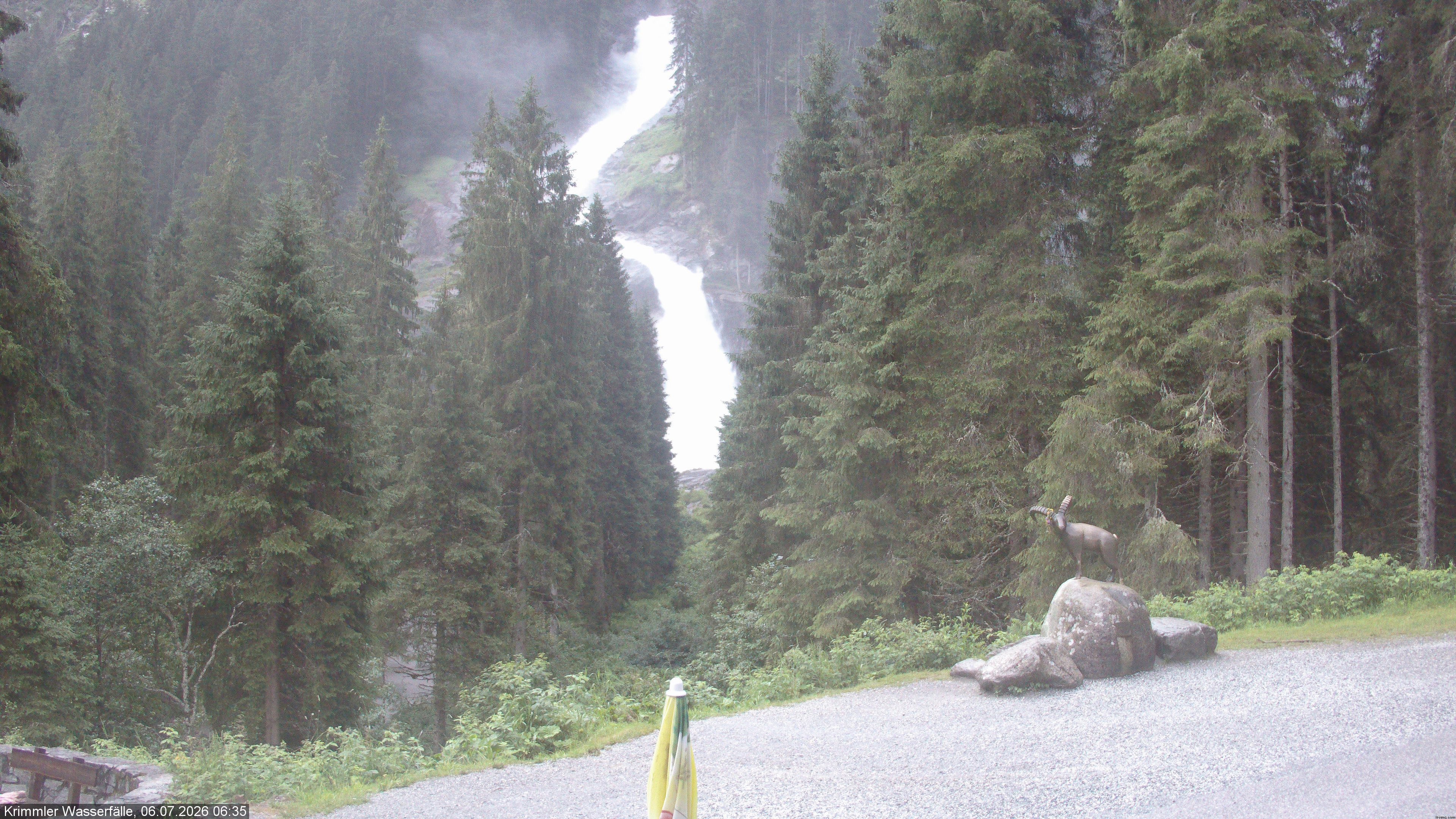 Archiv Foto Webcam Krimmler Wasserfall - Hanke's Café