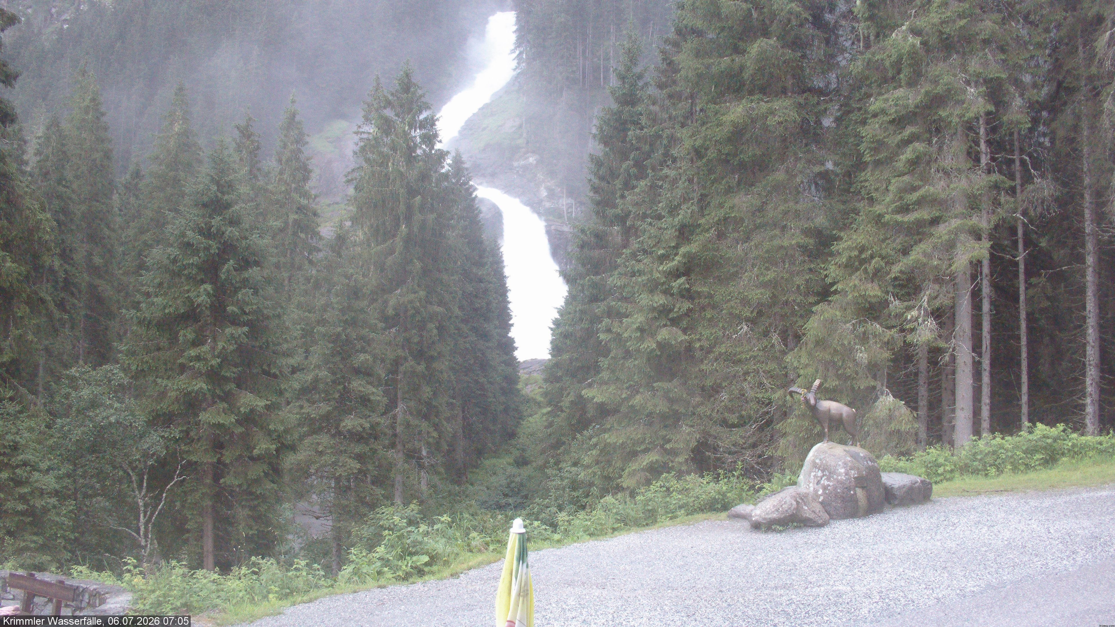 Archiv Foto Webcam Krimmler Wasserfall - Hanke's Café