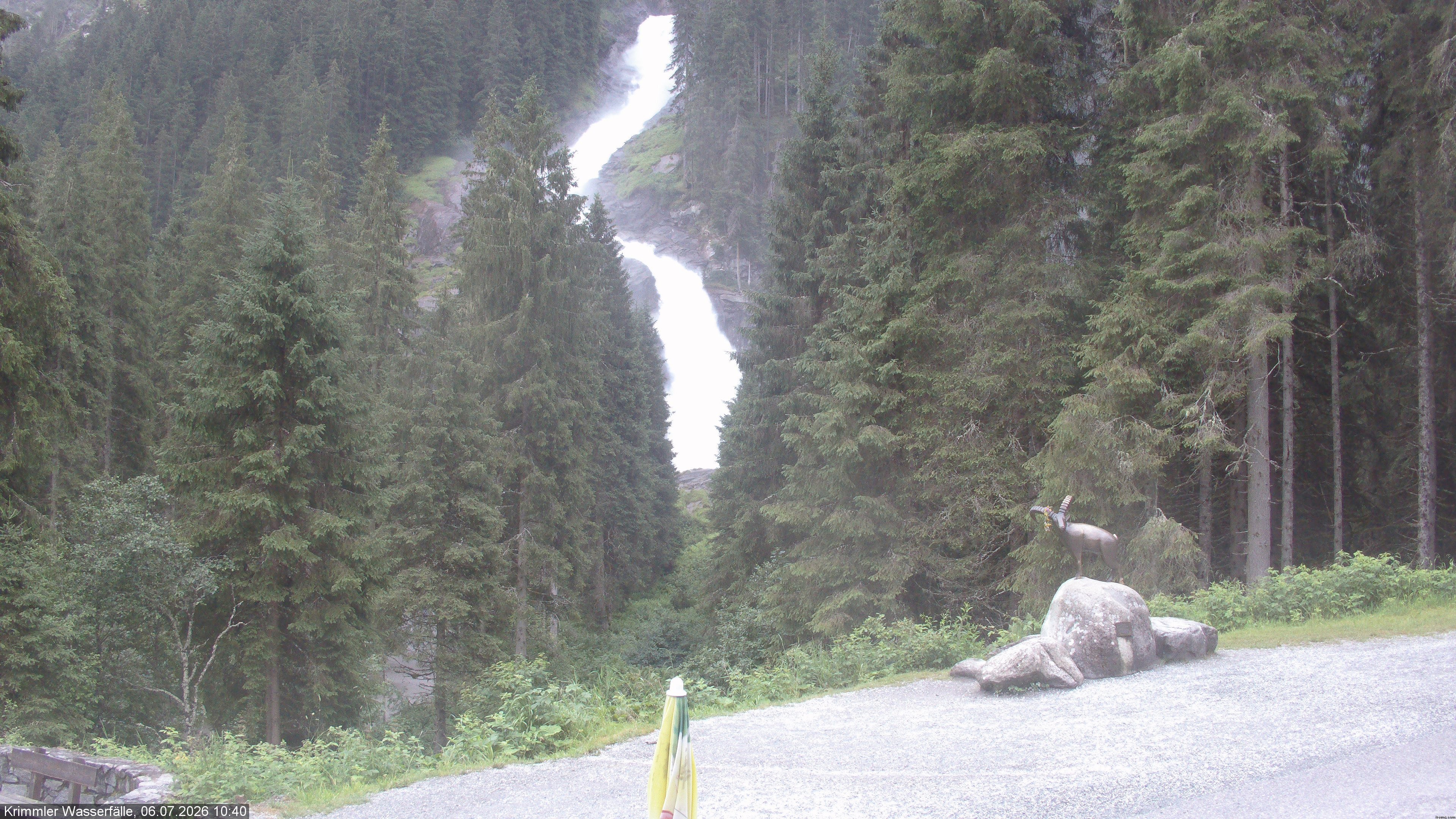 Archiv Foto Webcam Krimmler Wasserfall - Hanke's Café
