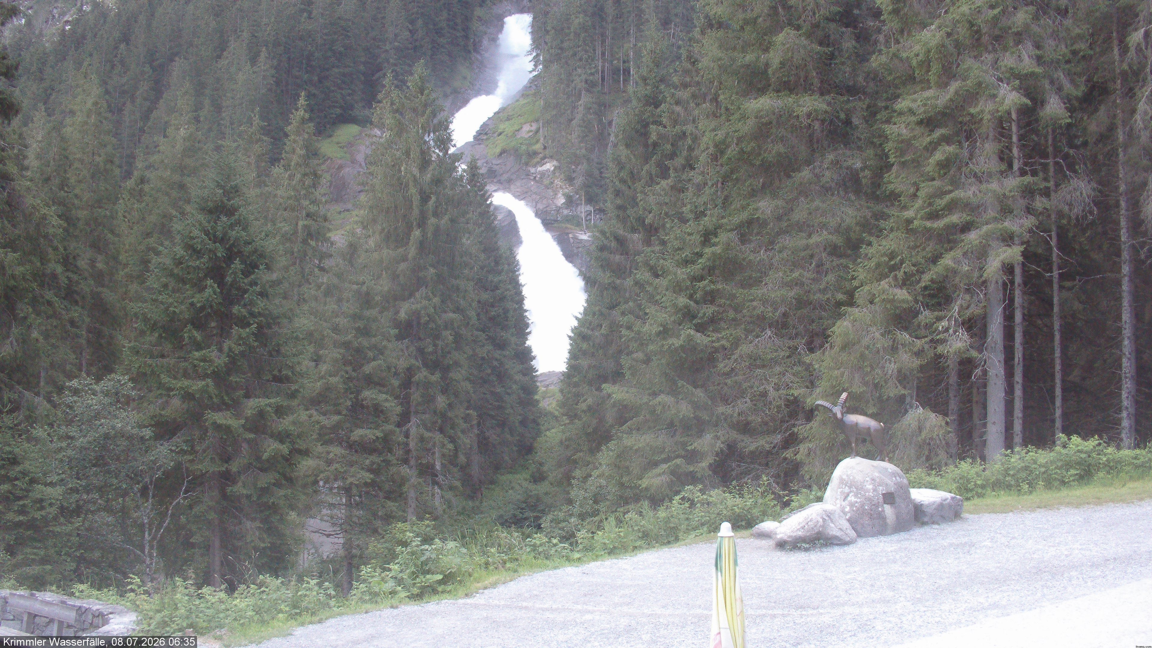 Archiv Foto Webcam Krimmler Wasserfall - Hanke's Café