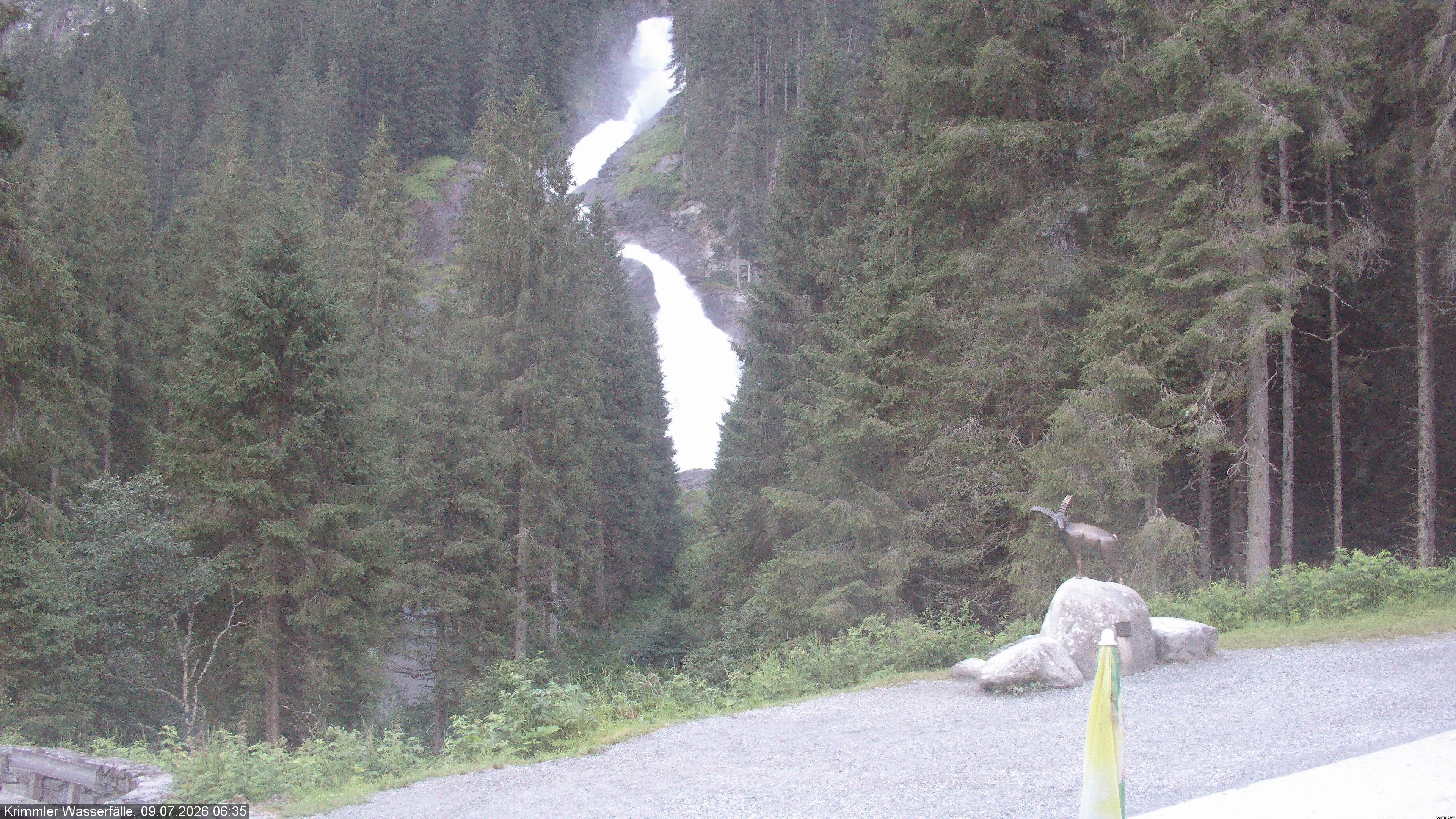 Archiv Foto Webcam Krimmler Wasserfall - Hanke's Café