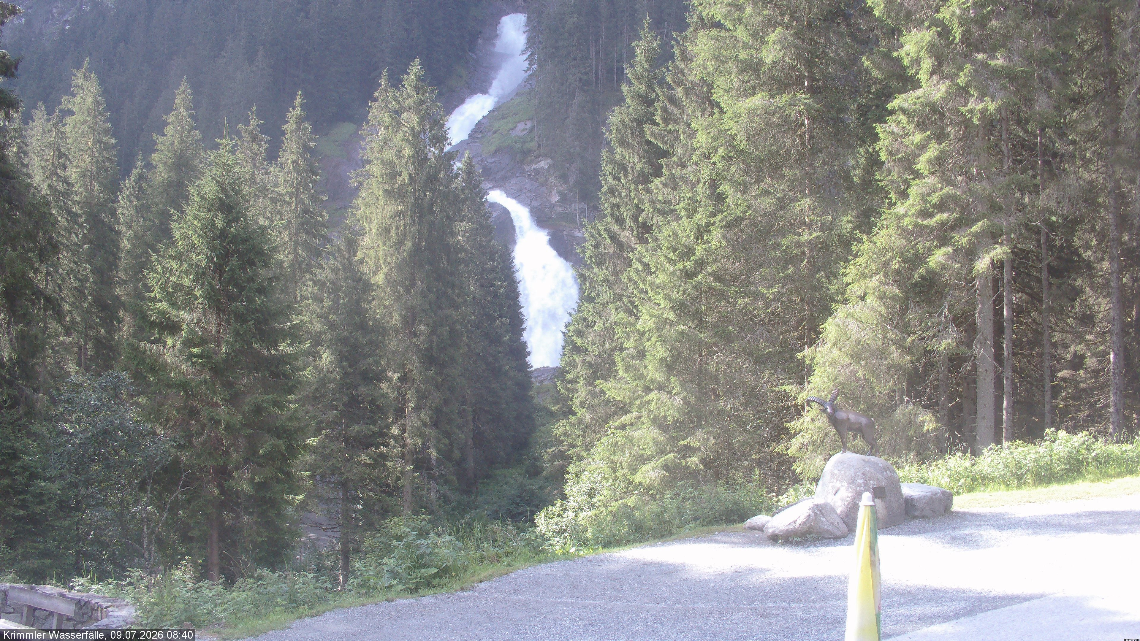 Archiv Foto Webcam Krimmler Wasserfall - Hanke's Café