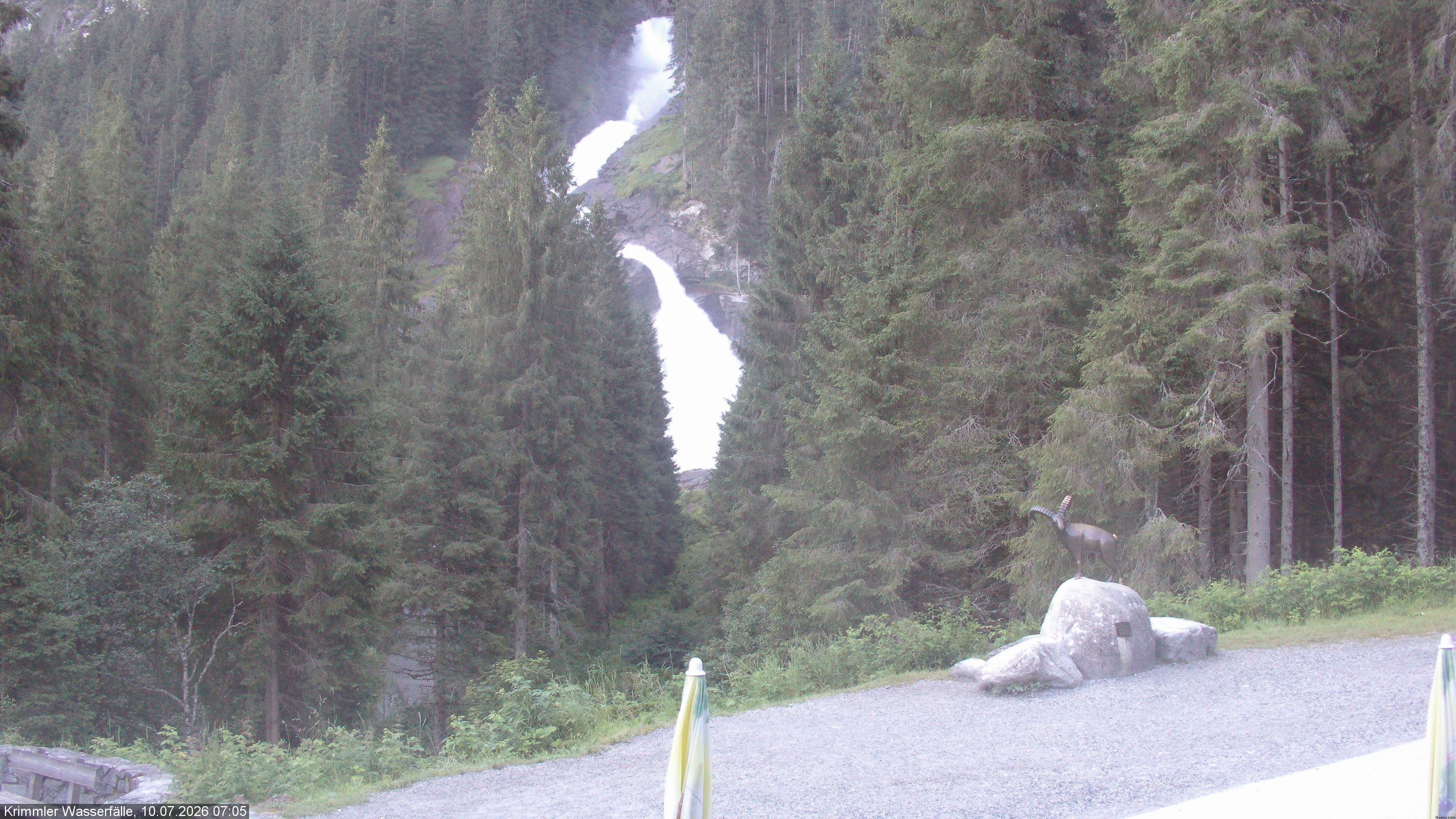 Archiv Foto Webcam Krimmler Wasserfall - Hanke's Café