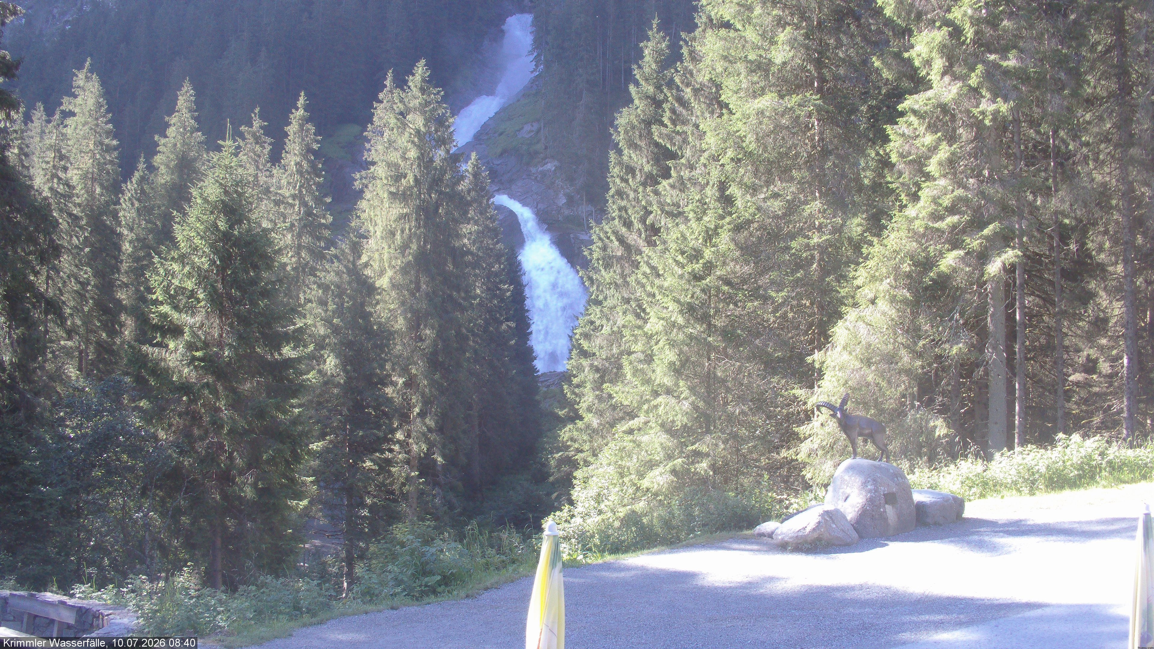 Archiv Foto Webcam Krimmler Wasserfall - Hanke's Café