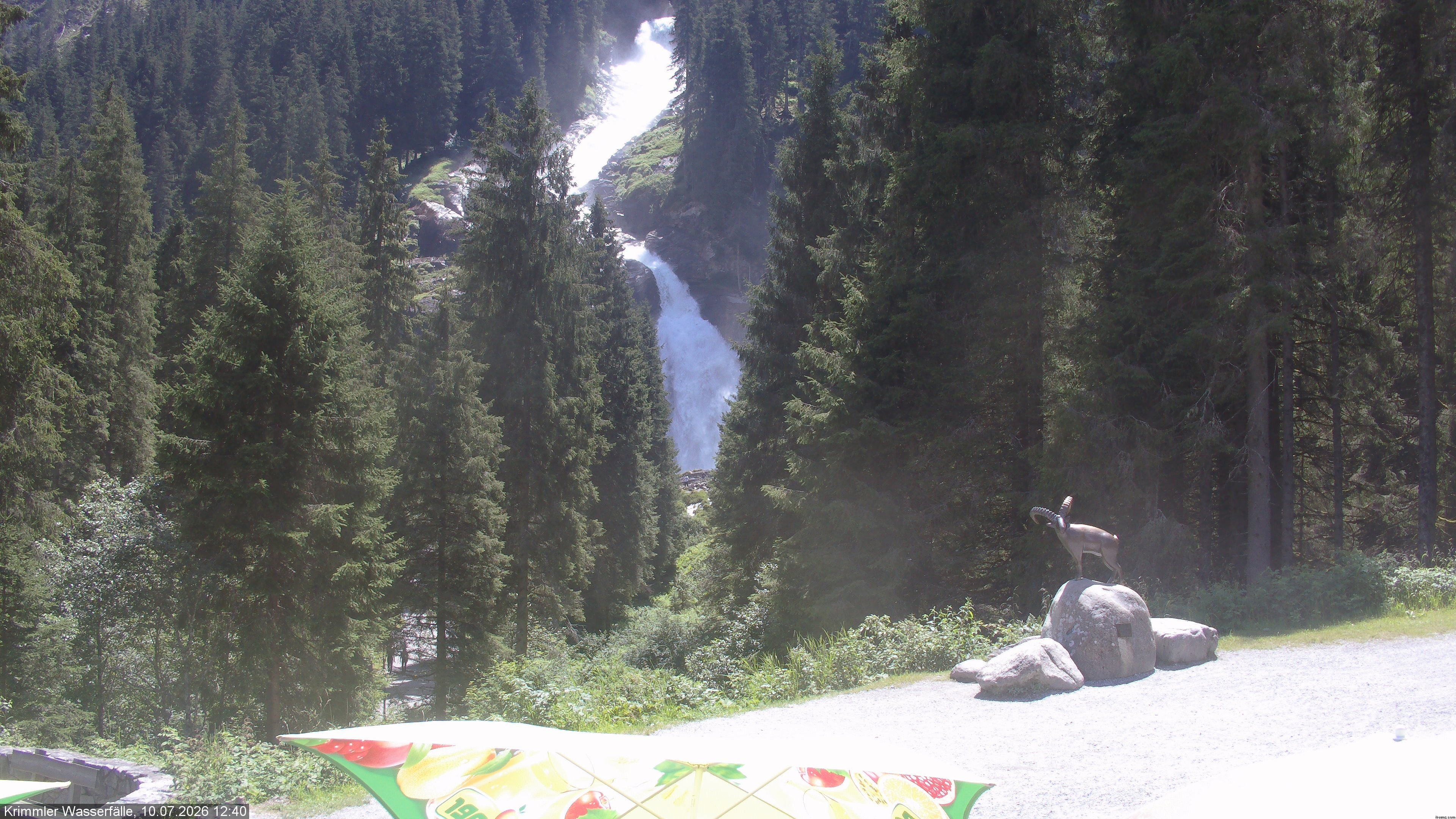 Archiv Foto Webcam Krimmler Wasserfall - Hanke's Café