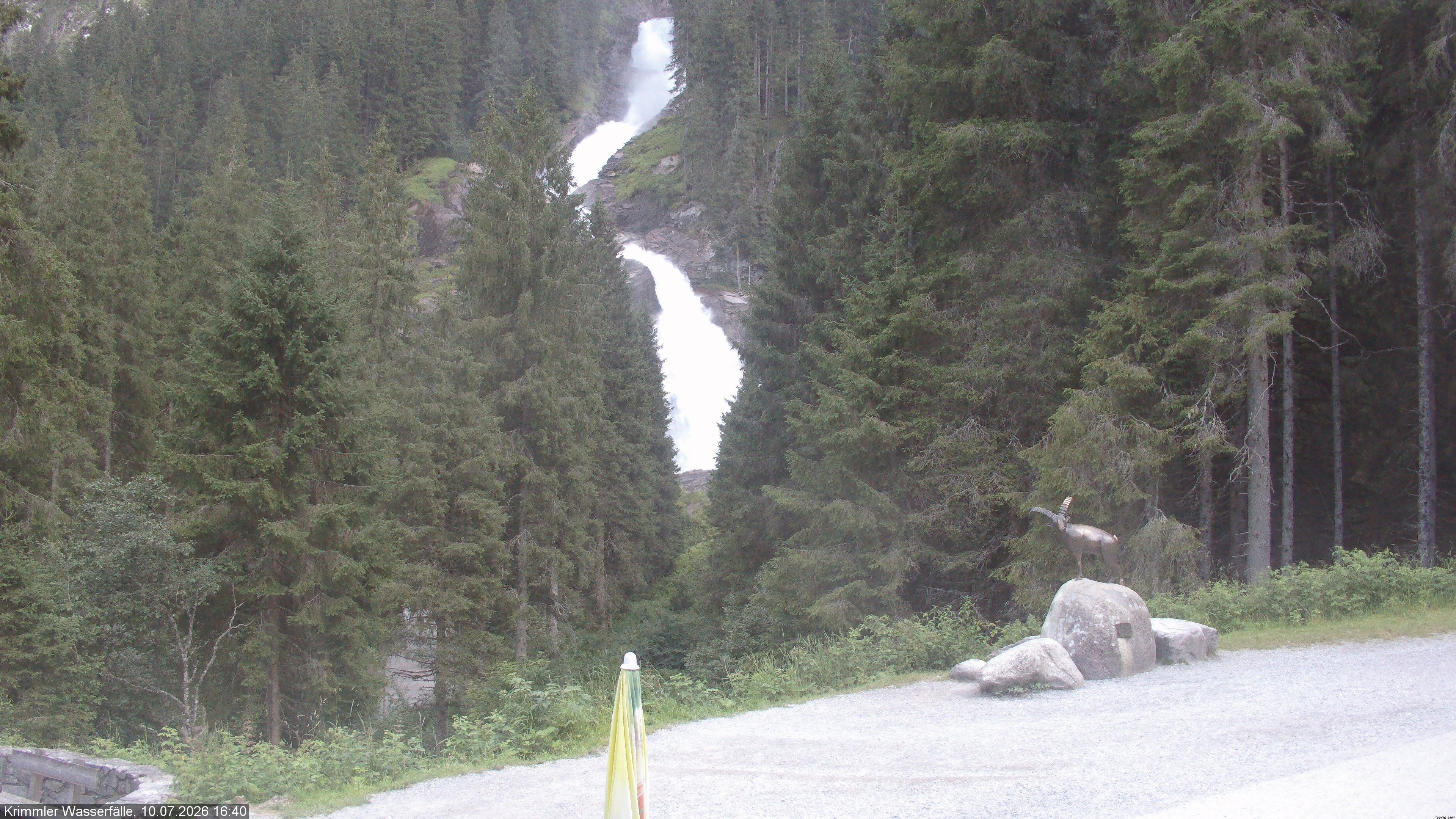 Archiv Foto Webcam Krimmler Wasserfall - Hanke's Café