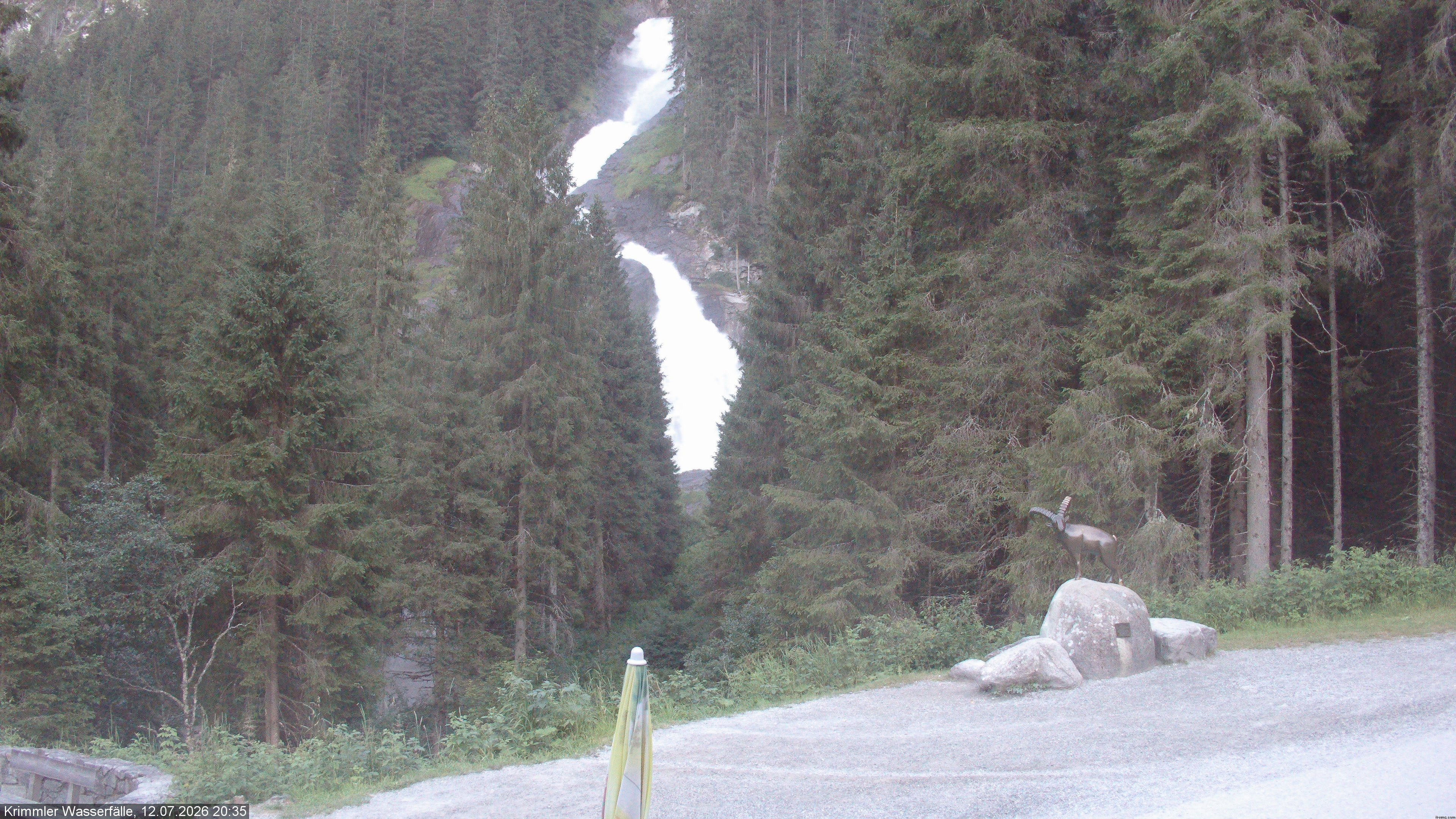 Archived image Webcam Hanke's Café - Krimml Waterfalls