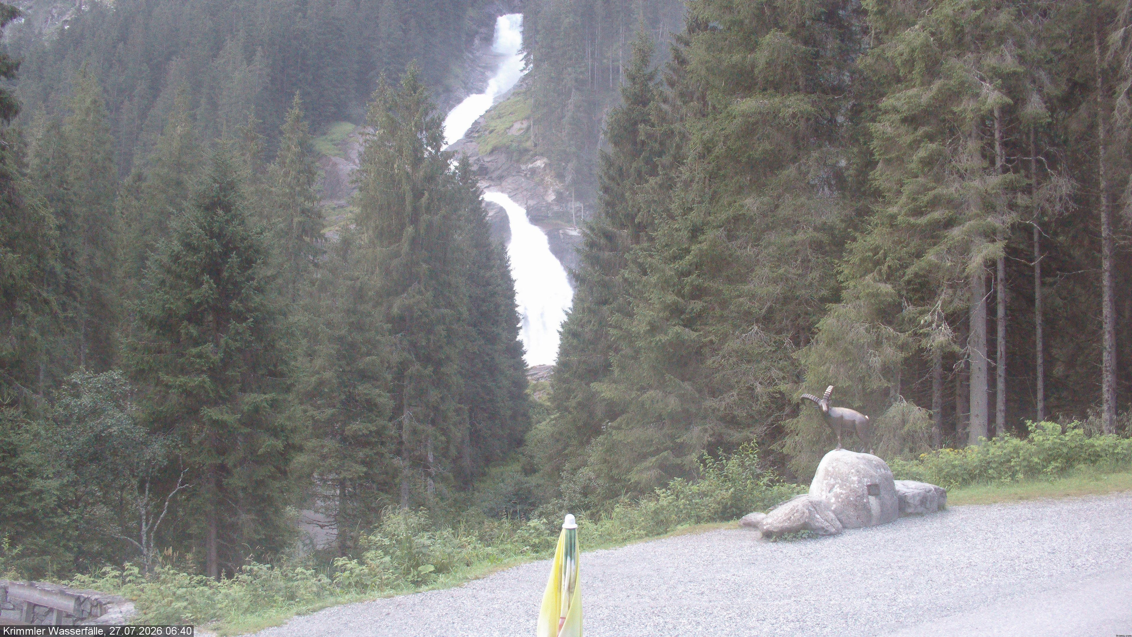 Archiv Foto Webcam Krimmler Wasserfall - Hanke's Café