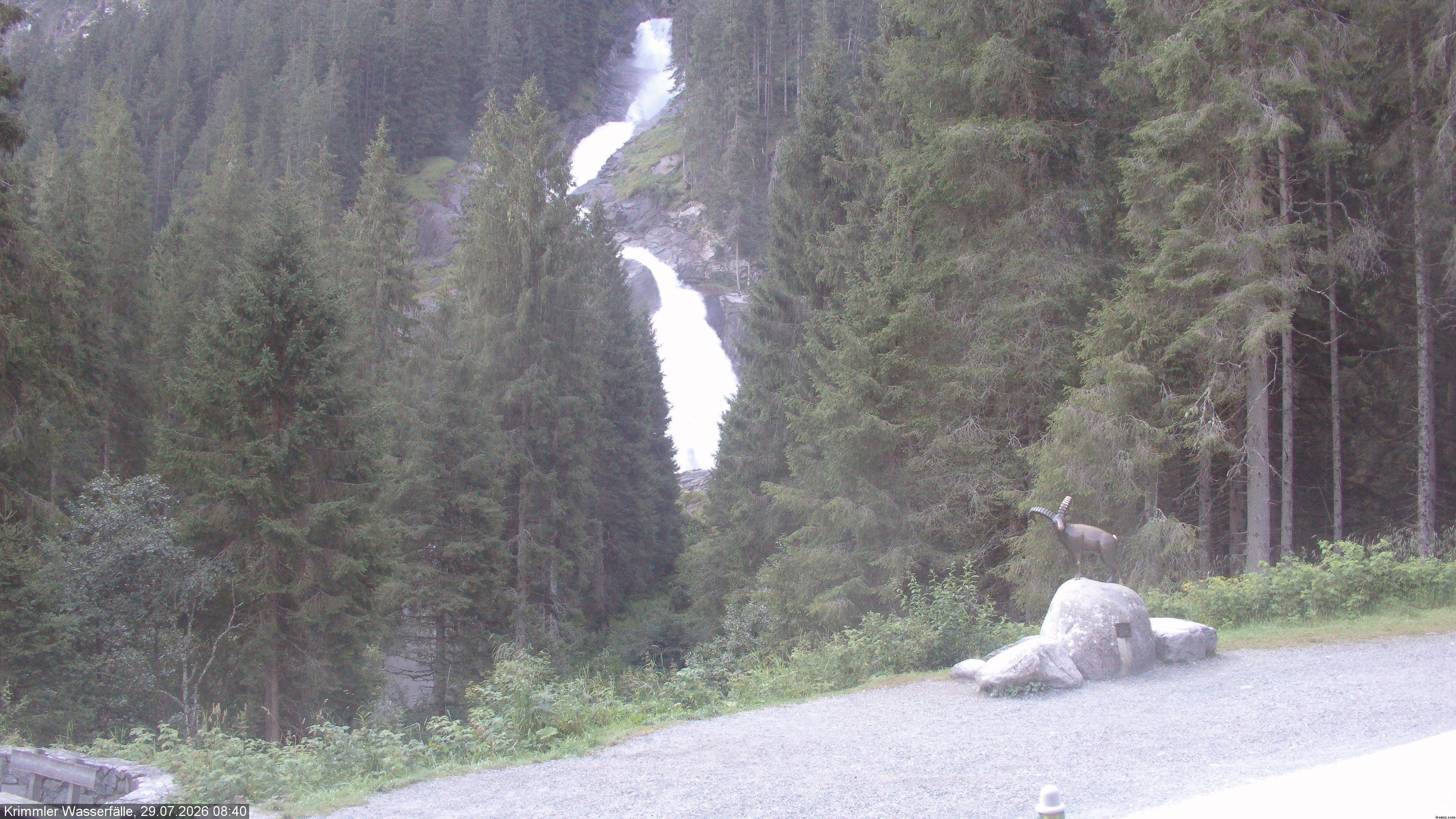 Archiv Foto Webcam Krimmler Wasserfall - Hanke's Café