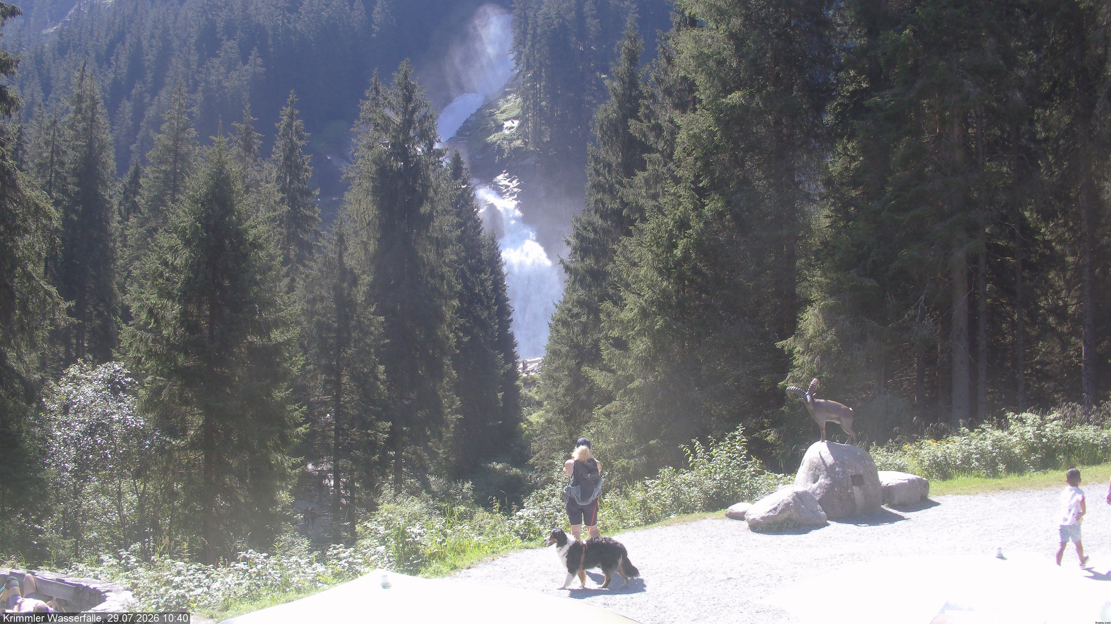 Archiv Foto Webcam Krimmler Wasserfall - Hanke's Café