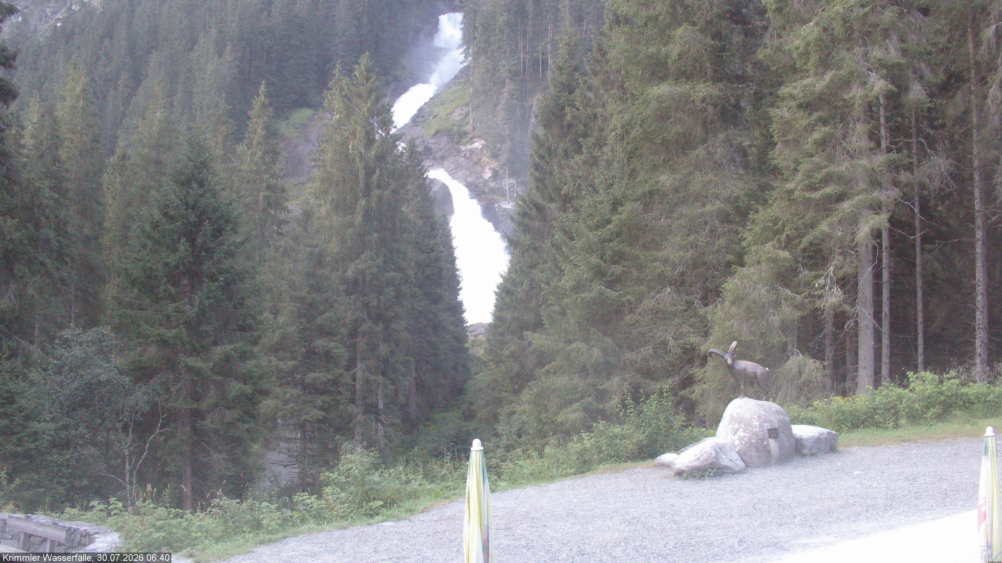 Archiv Foto Webcam Krimmler Wasserfall - Hanke's Café