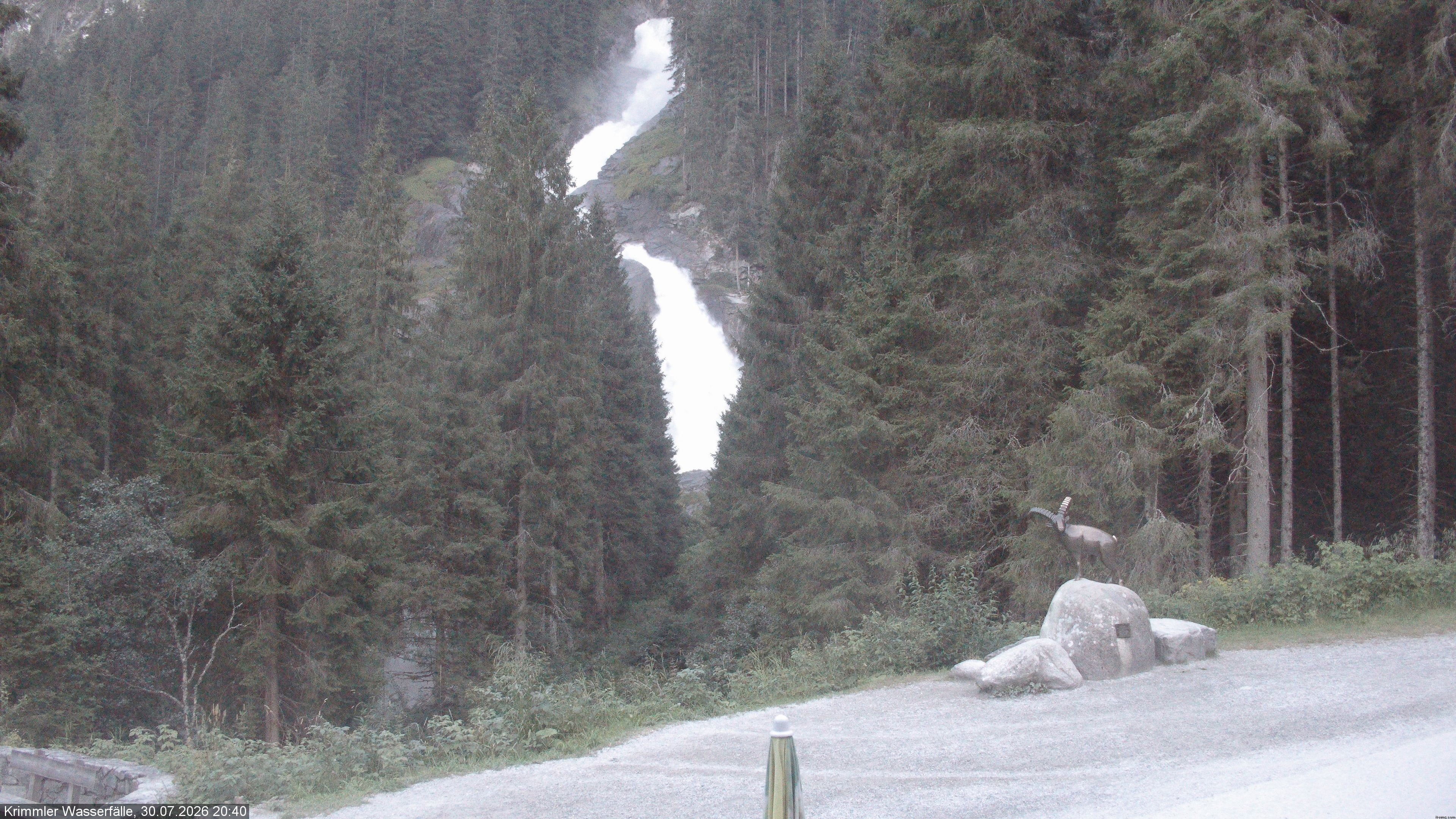 Archiv Foto Webcam Krimmler Wasserfall - Hanke's Café