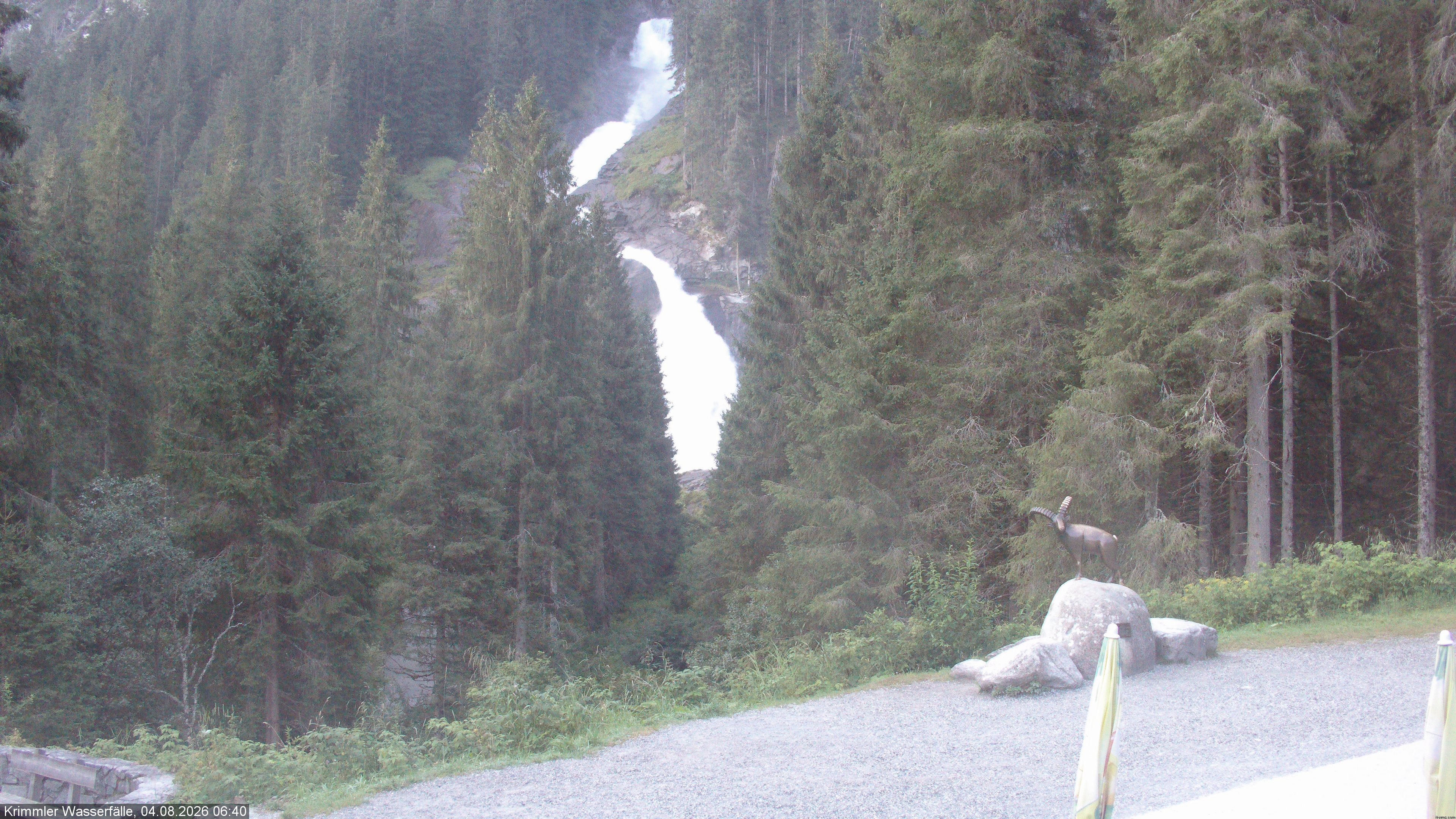 Archiv Foto Webcam Krimmler Wasserfall - Hanke's Café