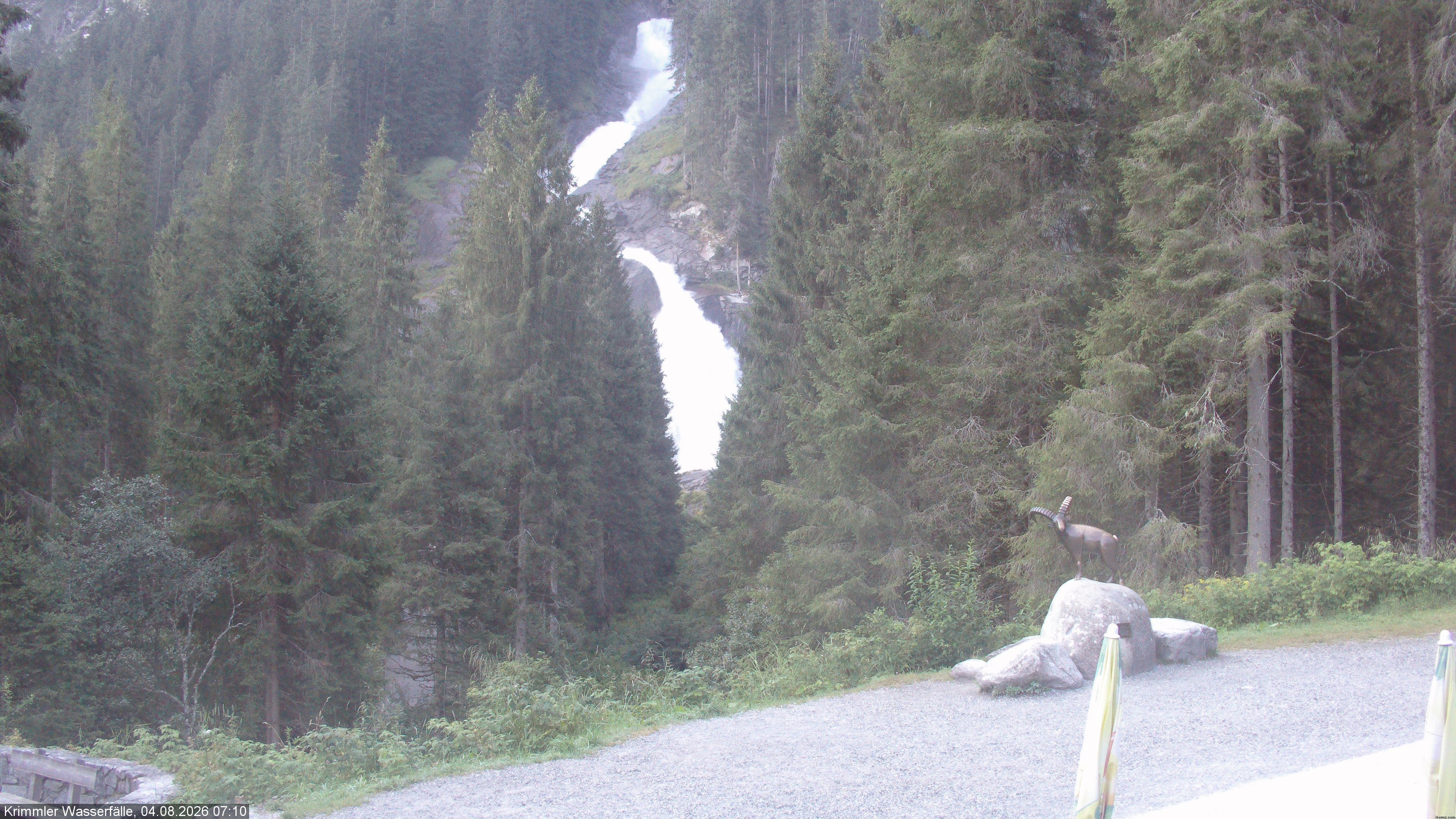 Archiv Foto Webcam Krimmler Wasserfall - Hanke's Café