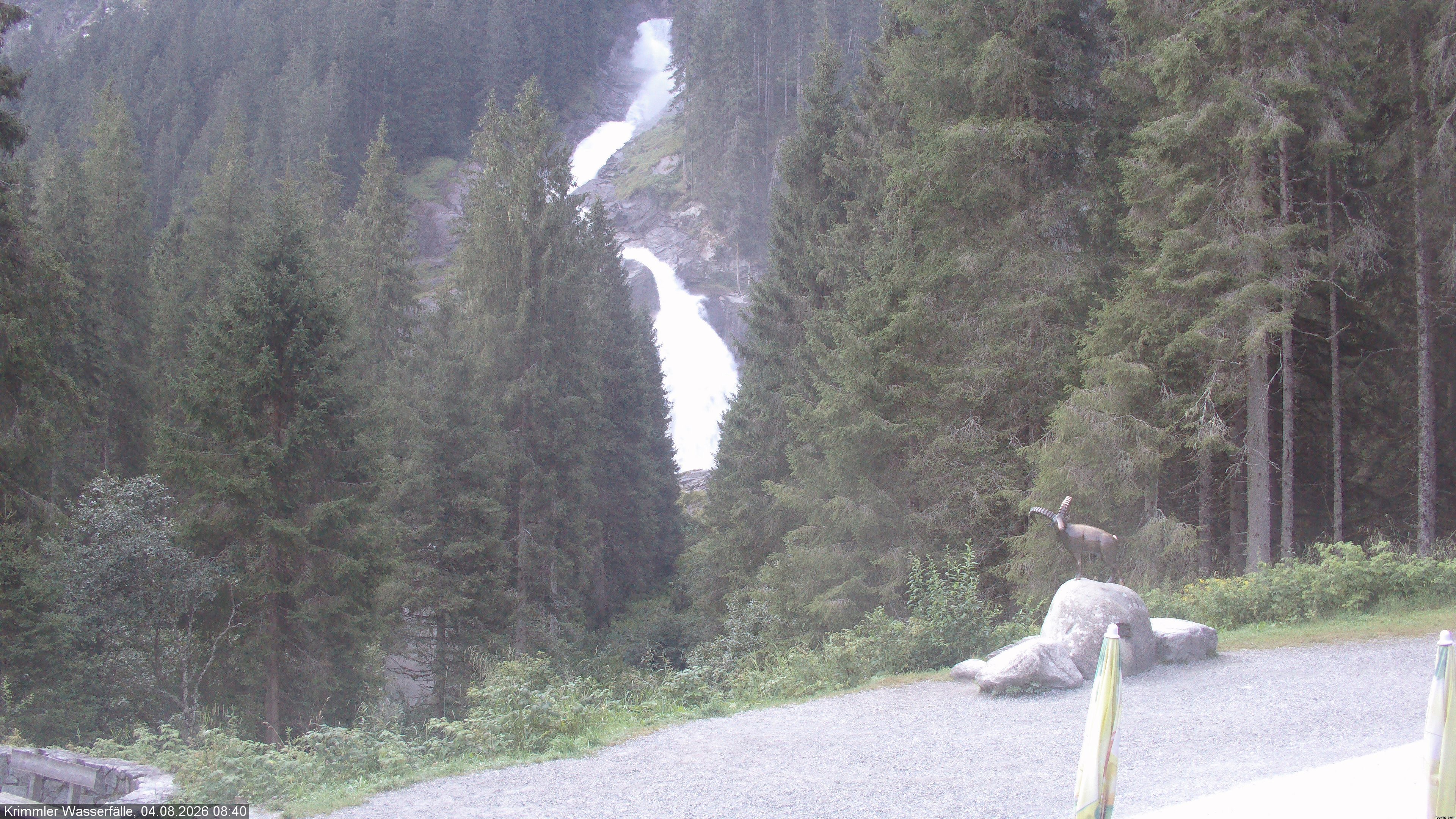 Archiv Foto Webcam Krimmler Wasserfall - Hanke's Café