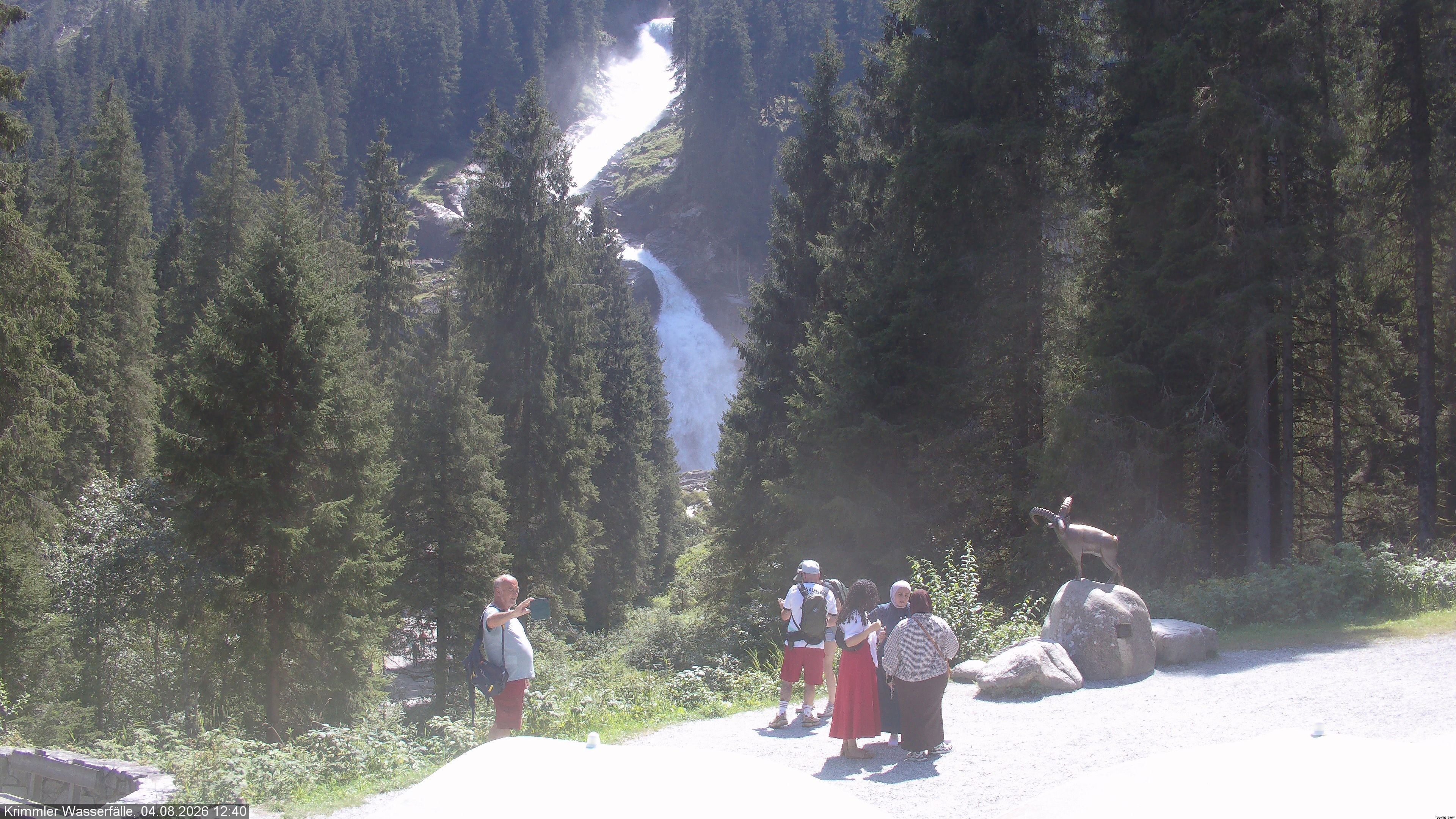 Archiv Foto Webcam Krimmler Wasserfall - Hanke's Café