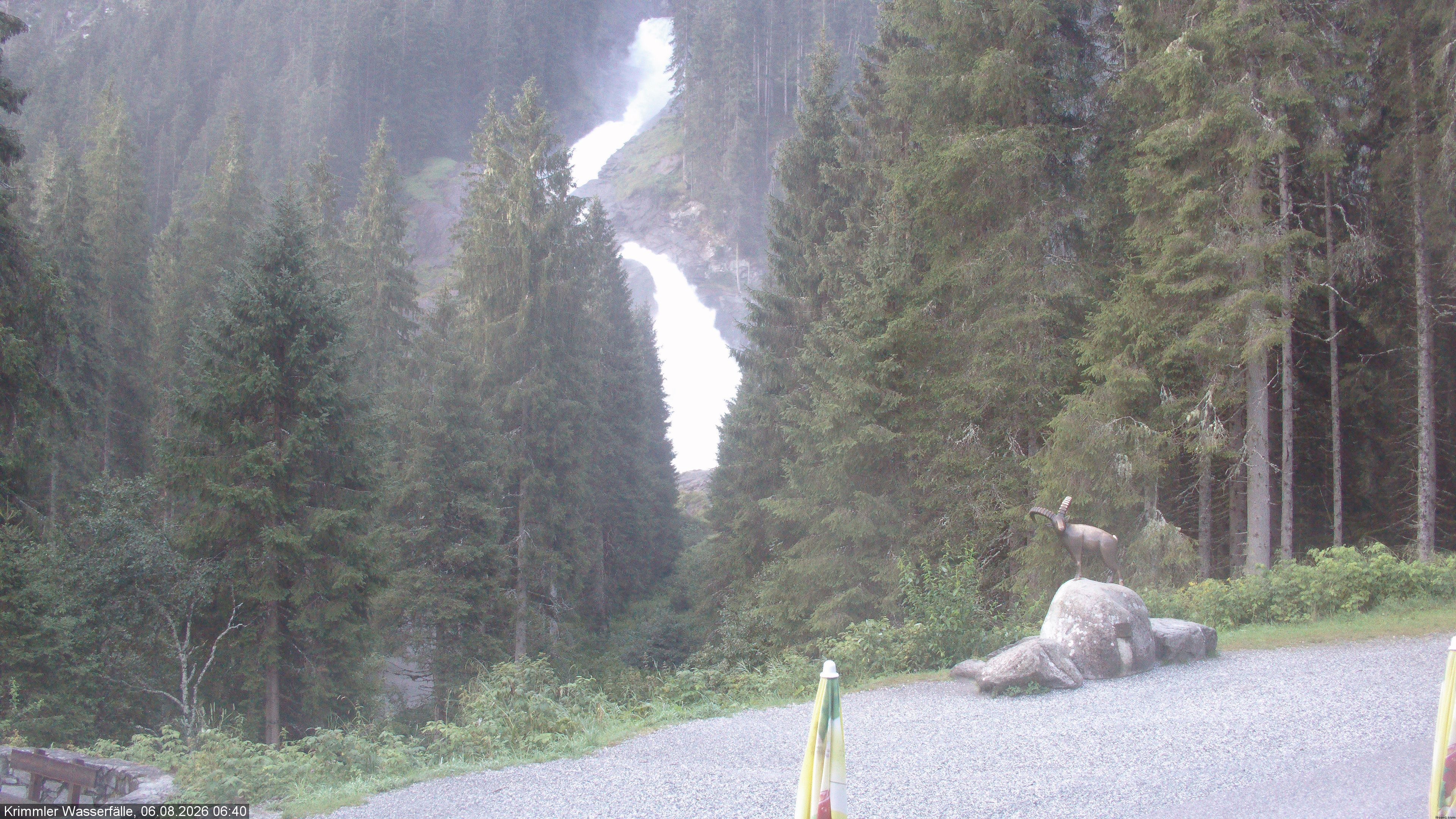 Archiv Foto Webcam Krimmler Wasserfall - Hanke's Café