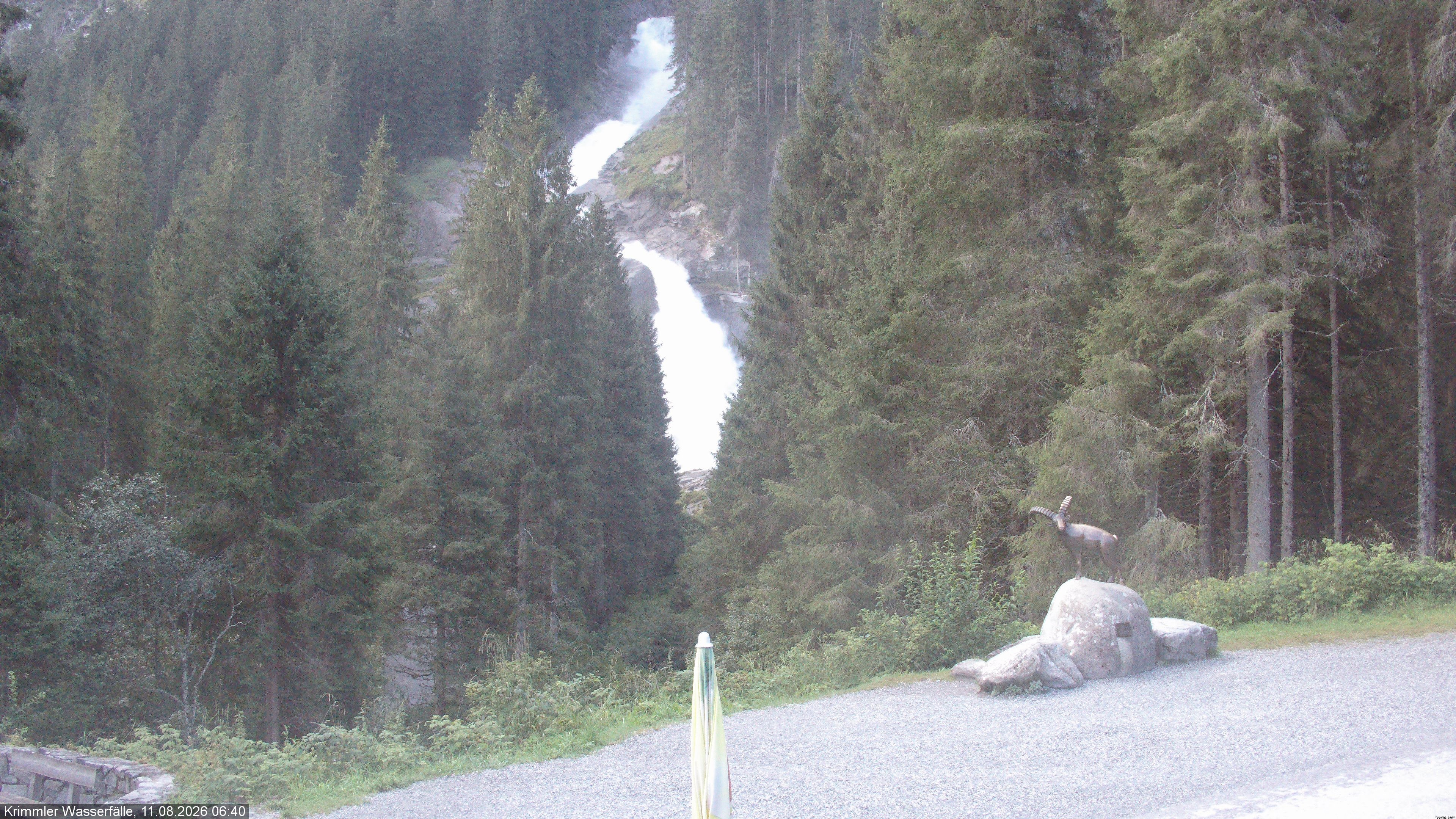 Archiv Foto Webcam Krimmler Wasserfall - Hanke's Café