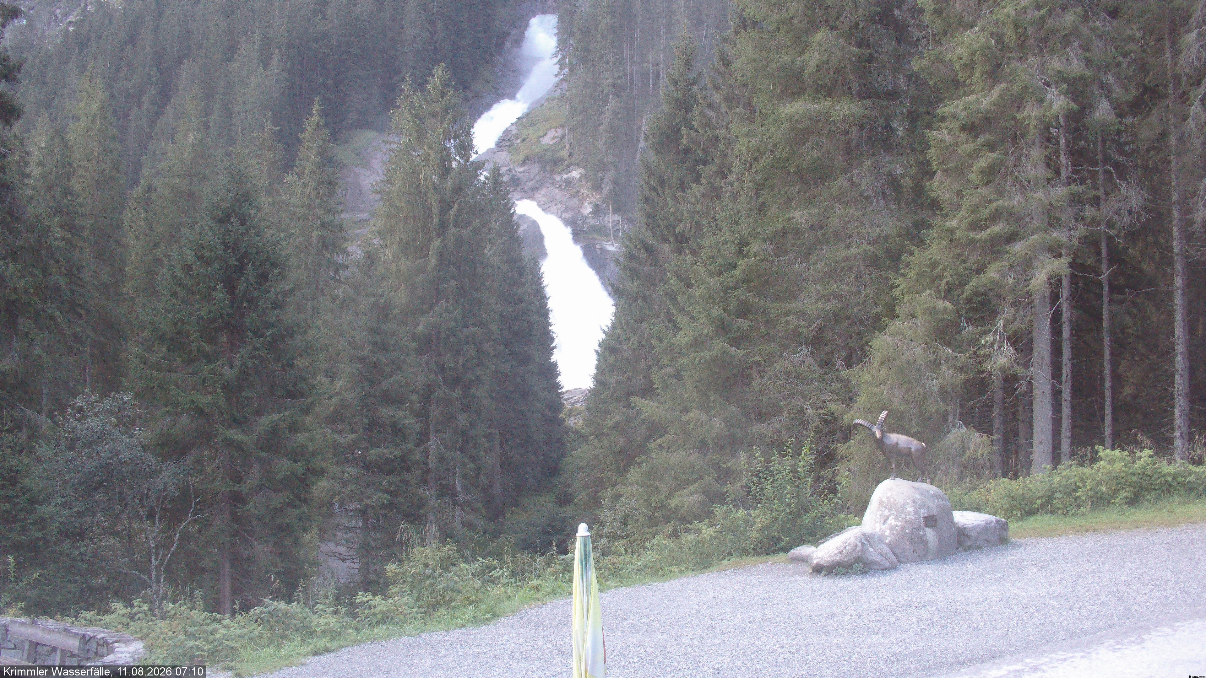 Archiv Foto Webcam Krimmler Wasserfall - Hanke's Café