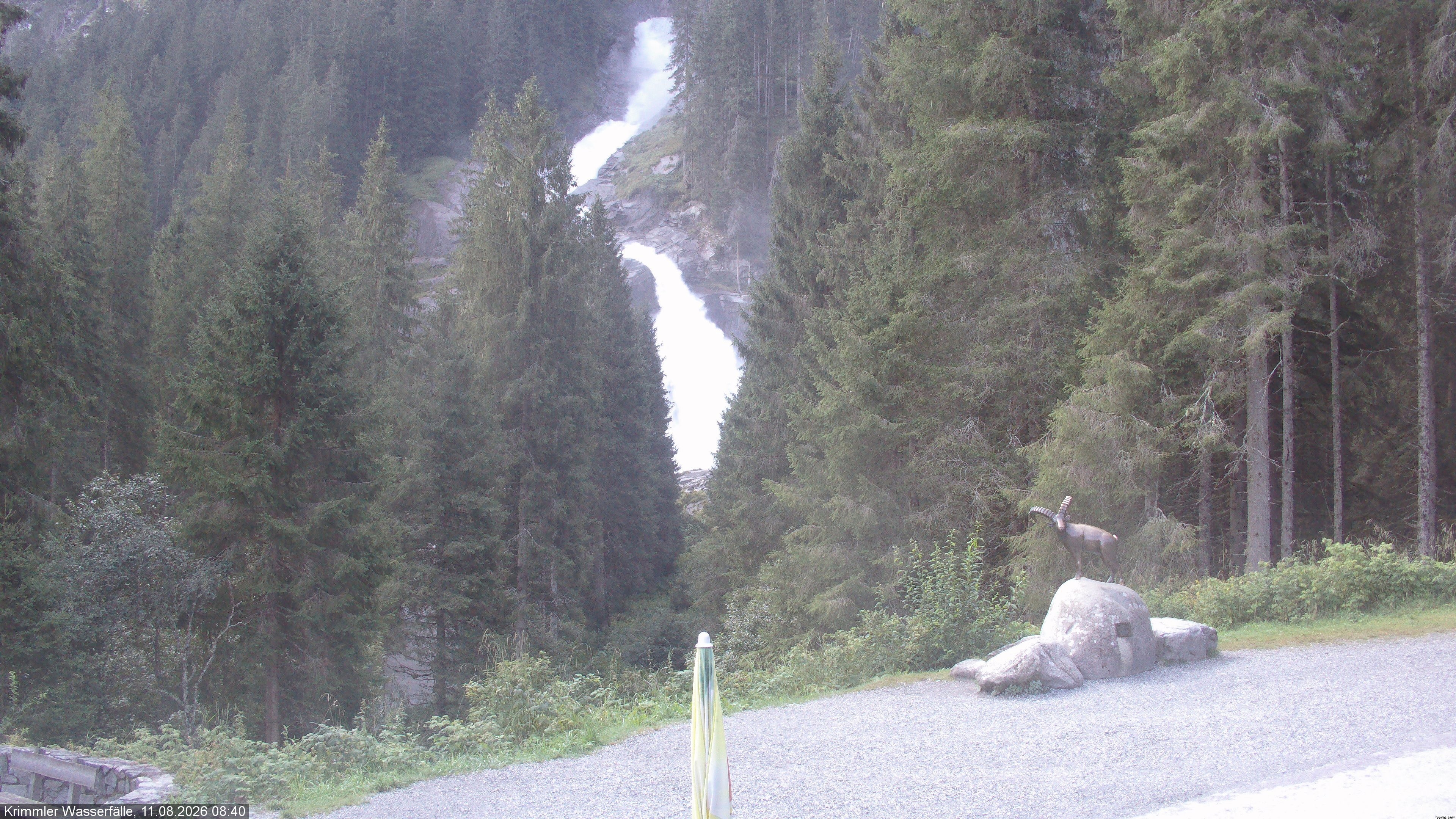 Archiv Foto Webcam Krimmler Wasserfall - Hanke's Café