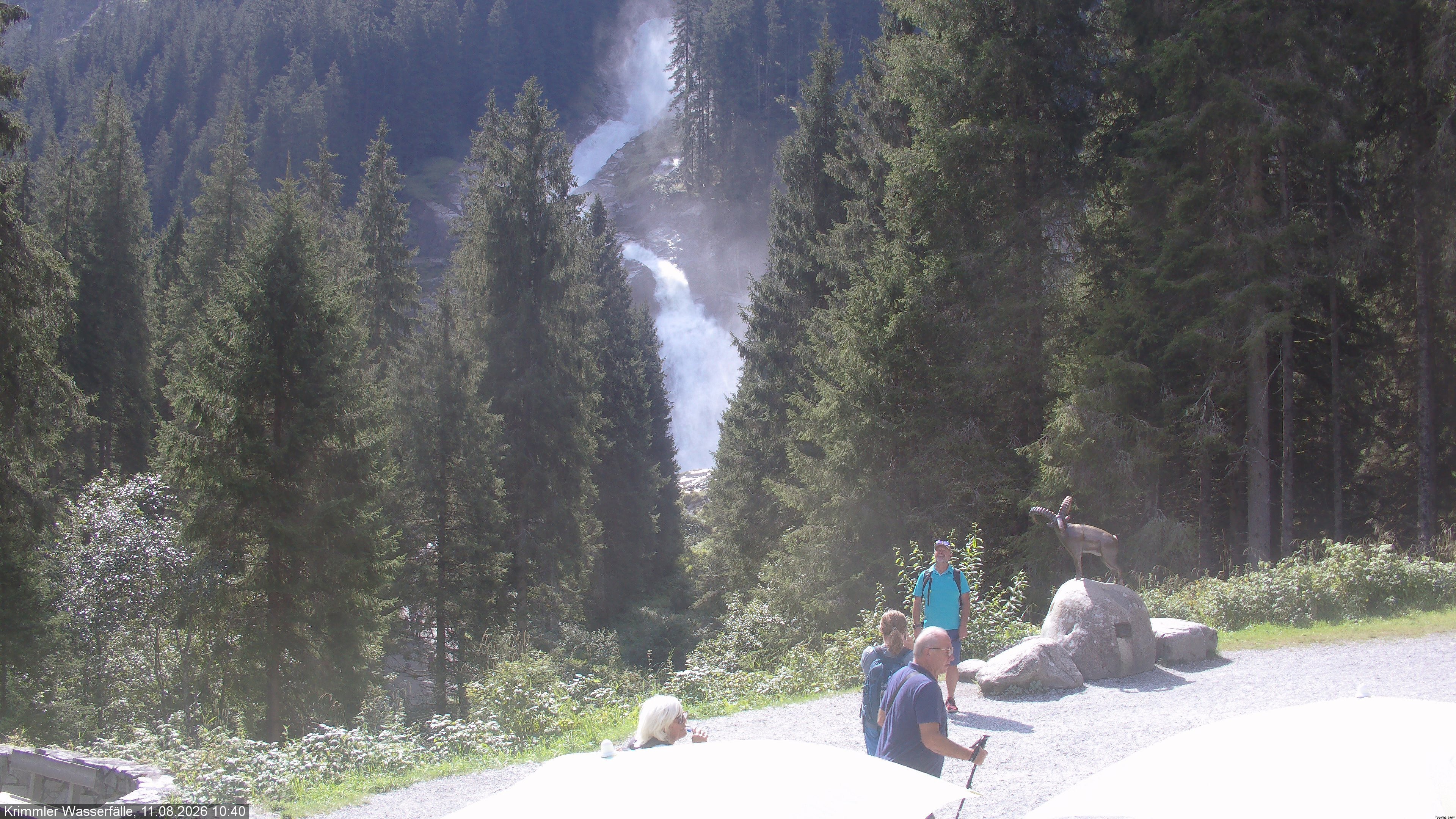 Archiv Foto Webcam Krimmler Wasserfall - Hanke's Café