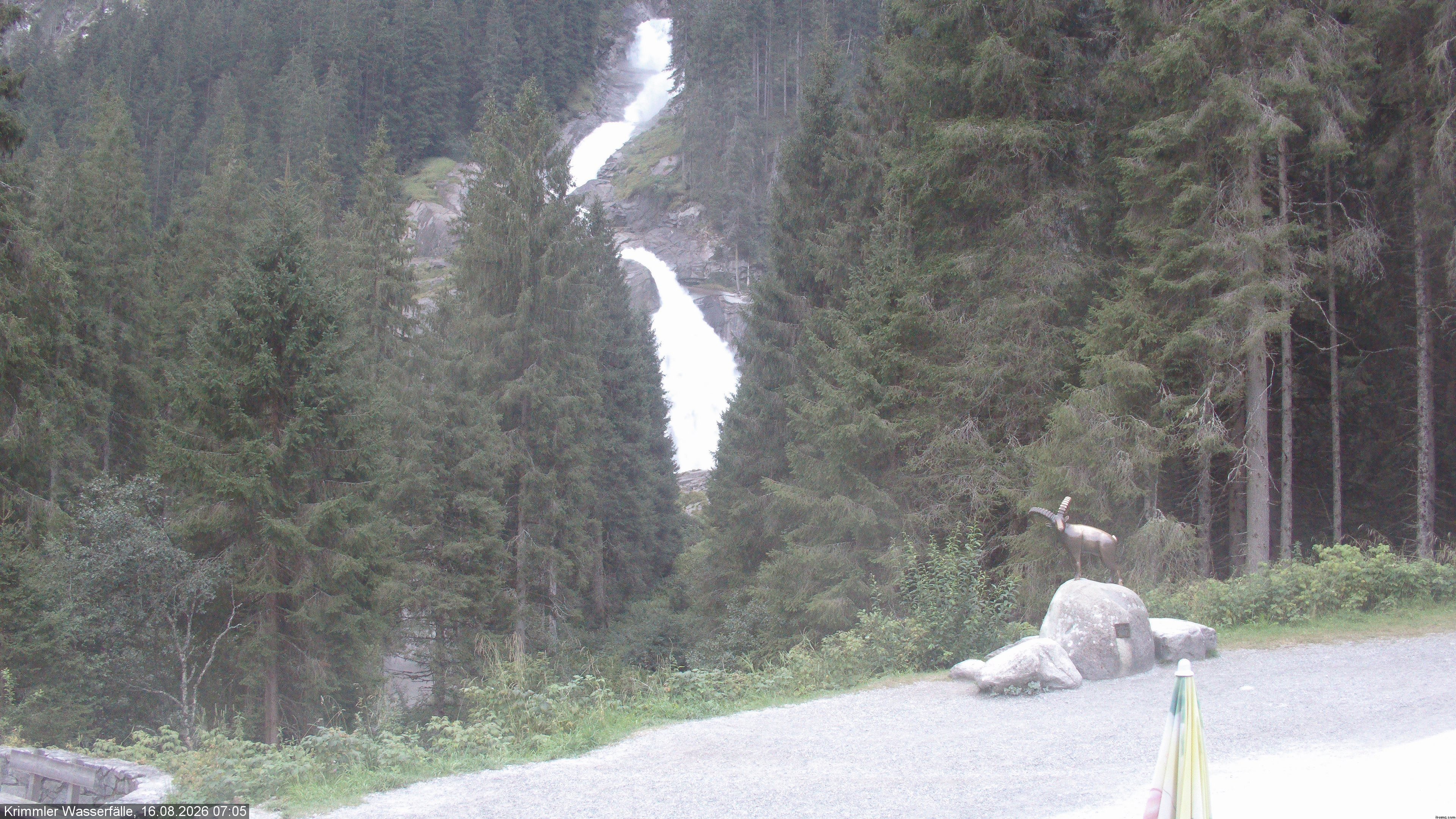 Archiv Foto Webcam Krimmler Wasserfall - Hanke's Café