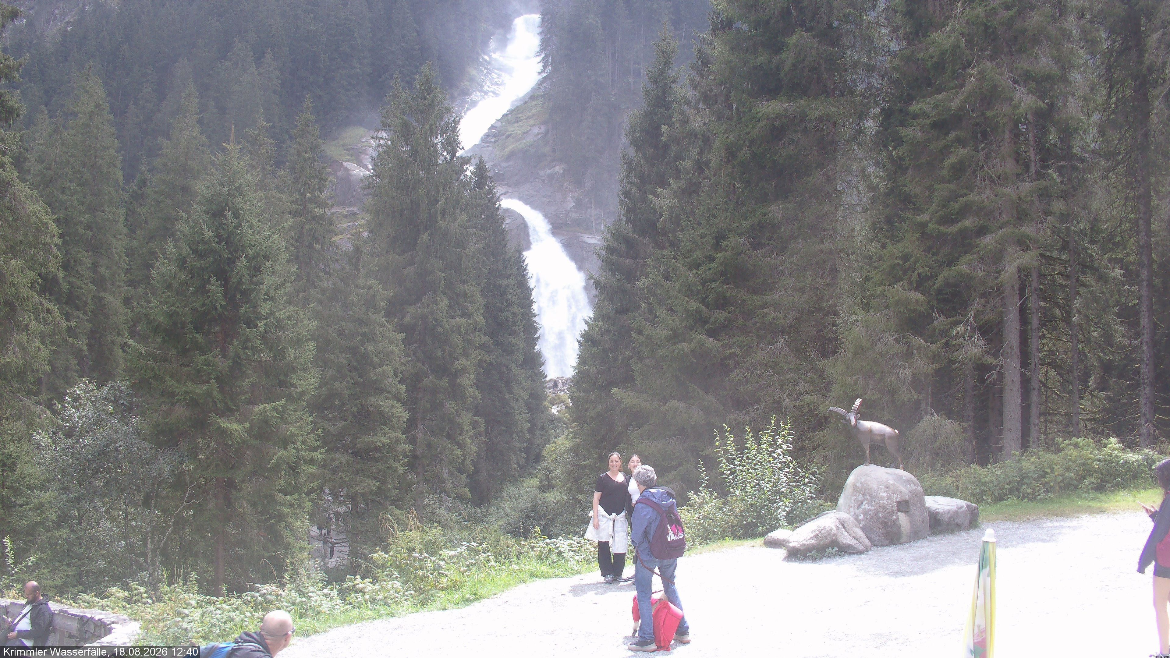 Archiv Foto Webcam Krimmler Wasserfall - Hanke's Café