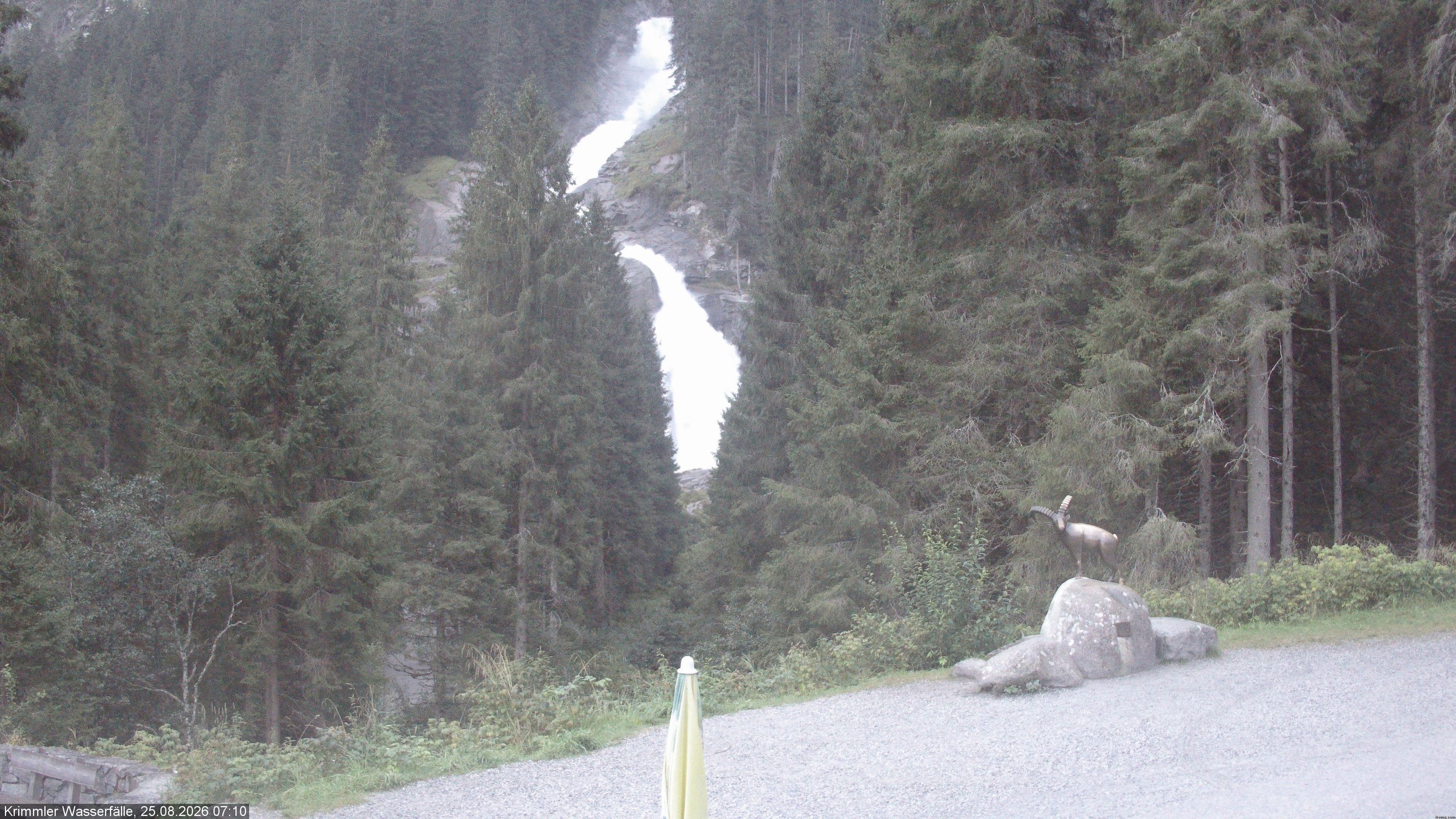 Archiv Foto Webcam Krimmler Wasserfall - Hanke's Café