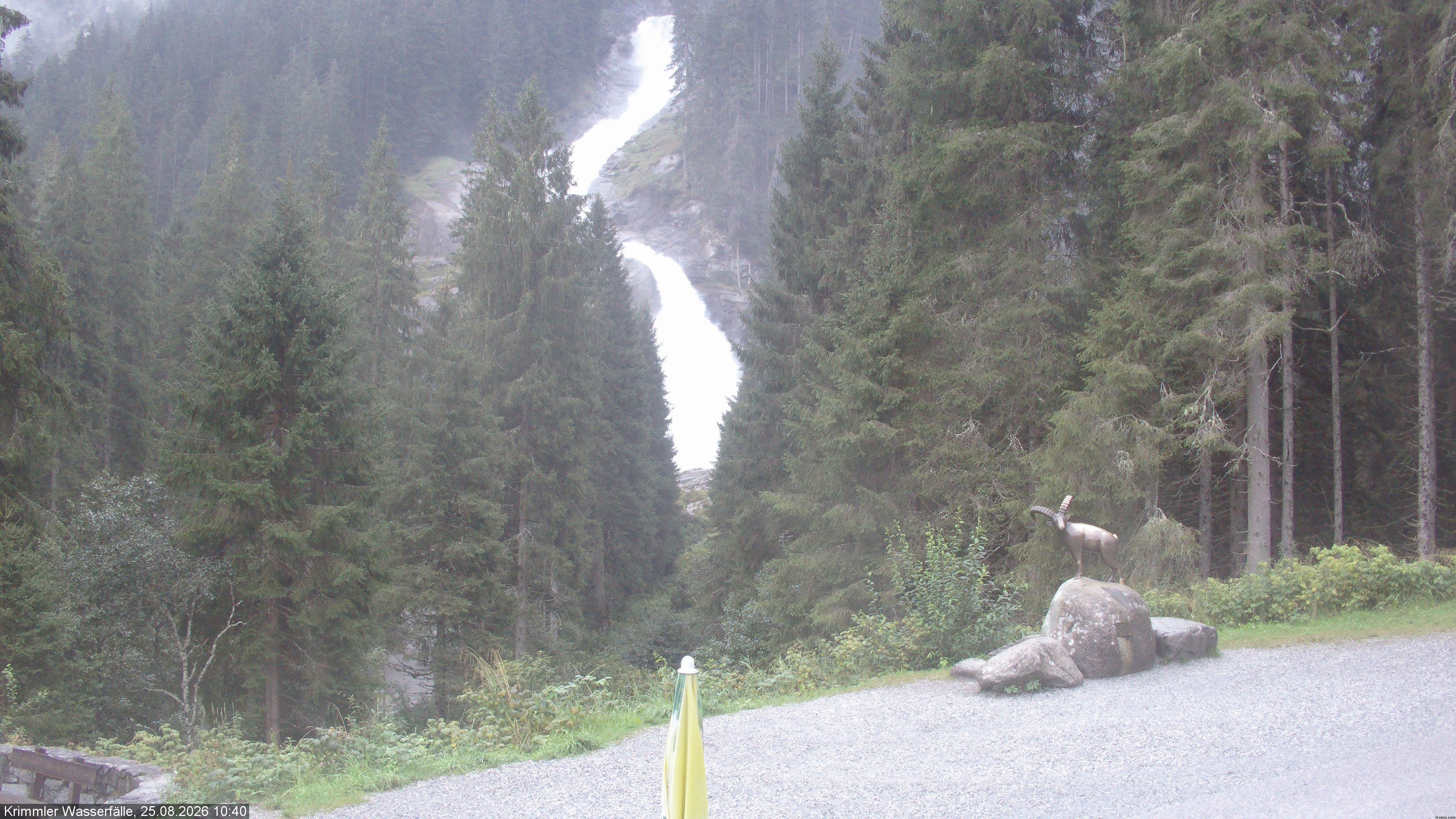 Archiv Foto Webcam Krimmler Wasserfall - Hanke's Café