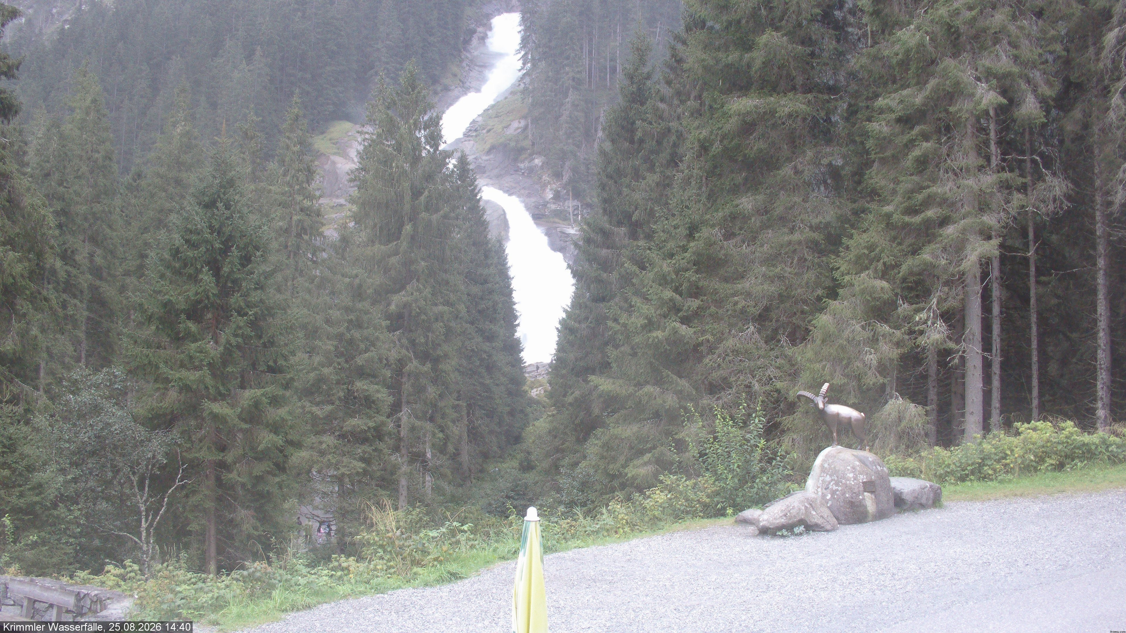Archiv Foto Webcam Krimmler Wasserfall - Hanke's Café